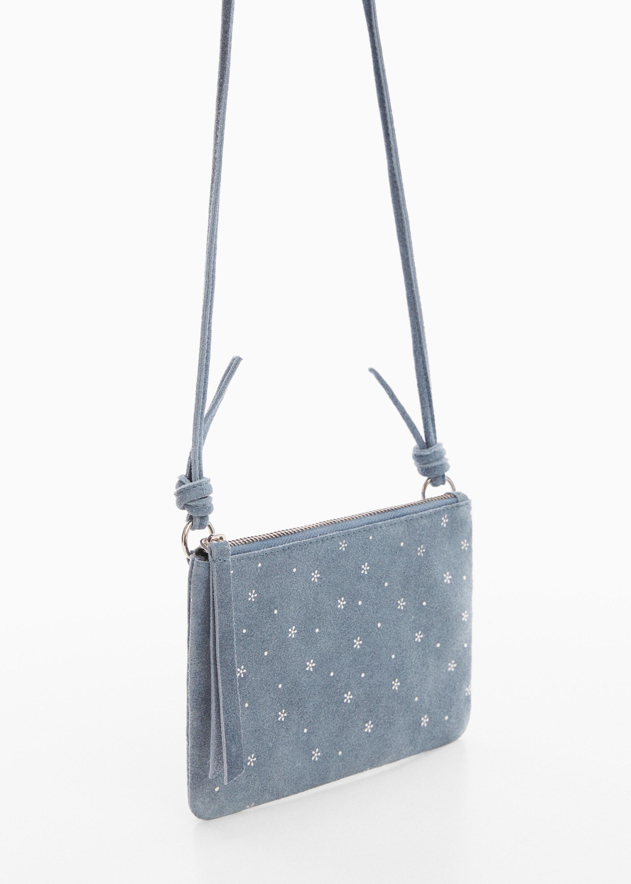 Printed leather bag - Medium plane, Blue. Ref: 67050676-00.