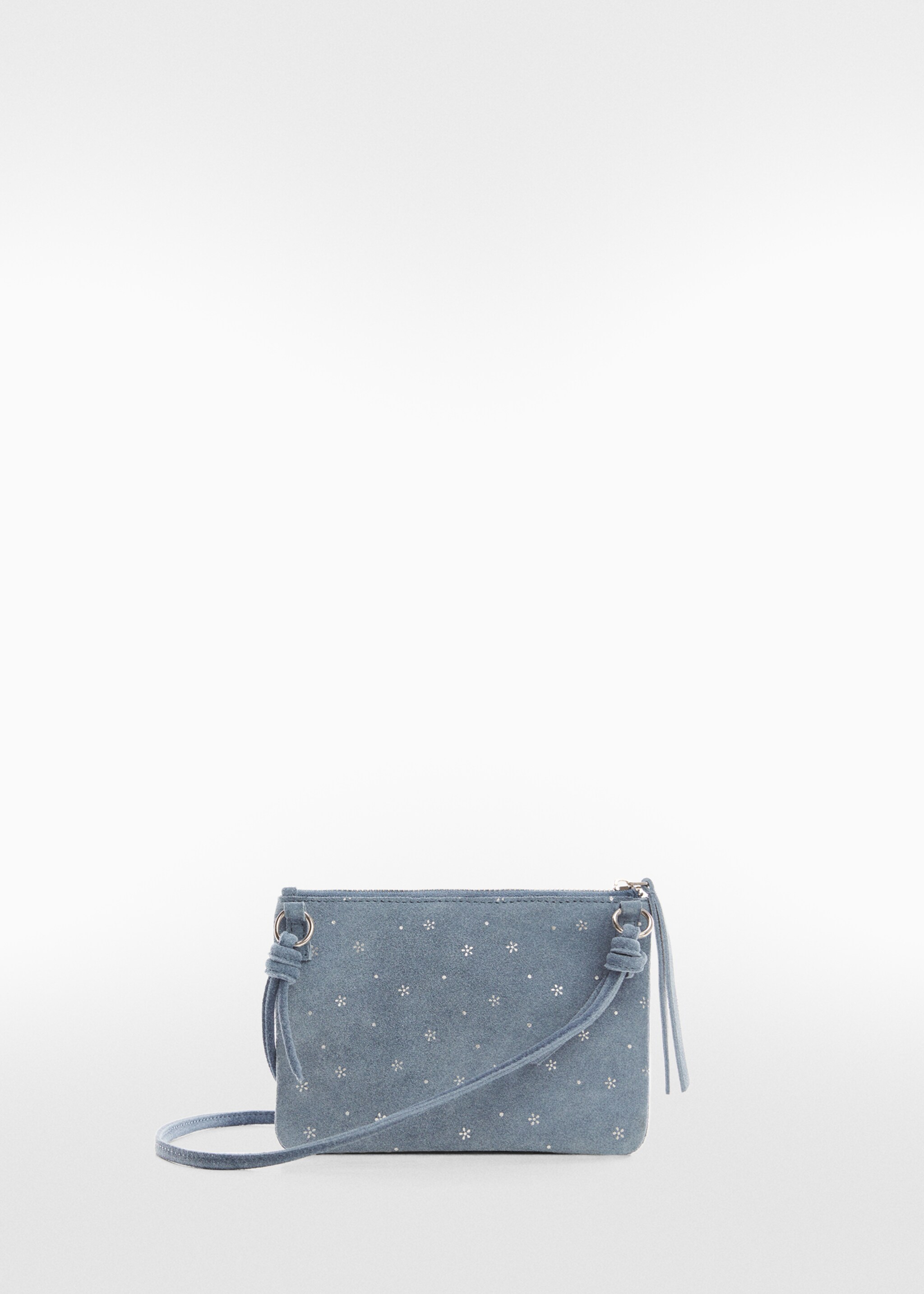 Printed leather bag - Details of the article 2, Blue. Ref: 67050676-00.