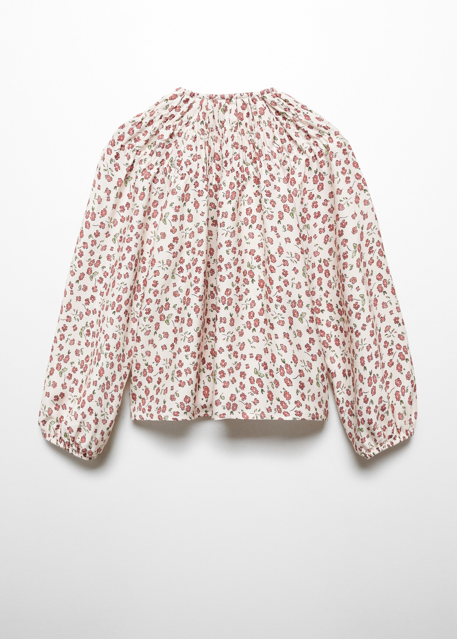 Floral print blouse - Reverse of the article