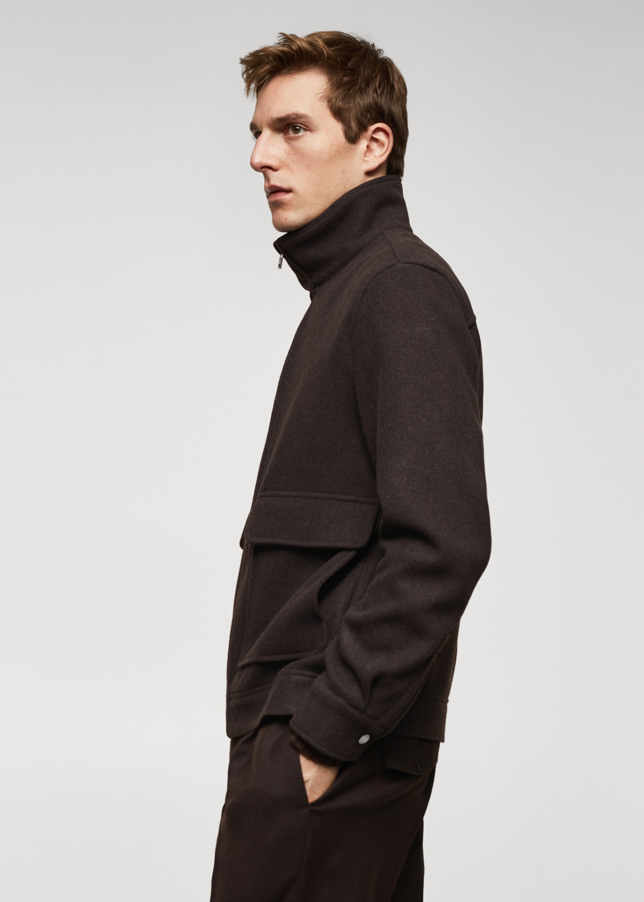 Jacket with flap pocket - Details of the article 2
