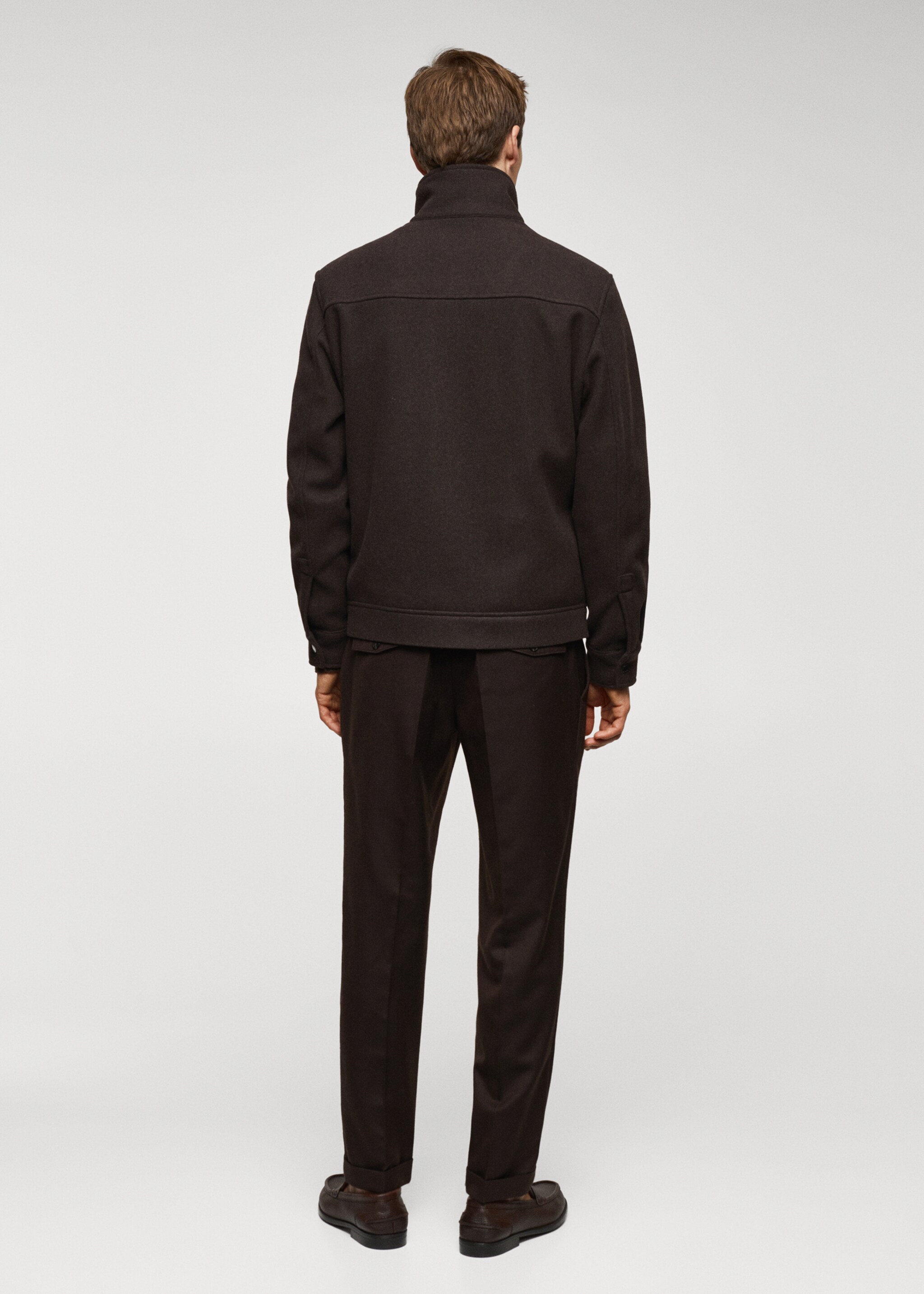 Jacket with flap pocket - Reverse of the article