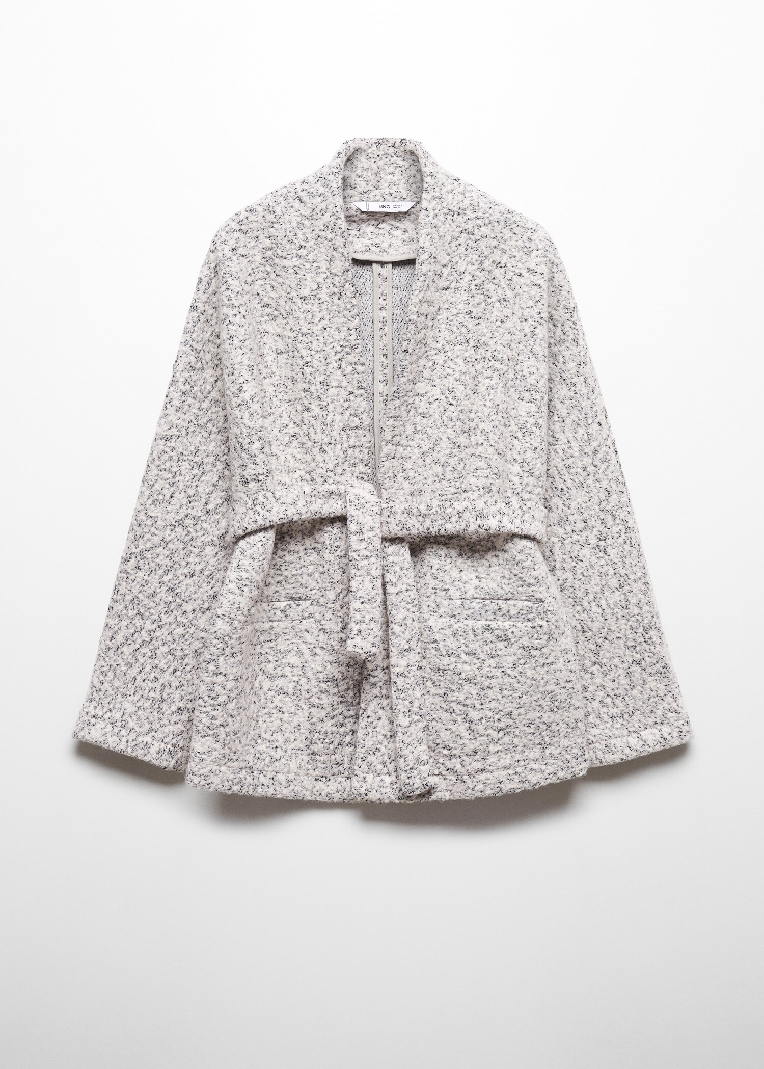 Wool-blend jacket with belt - Article without model