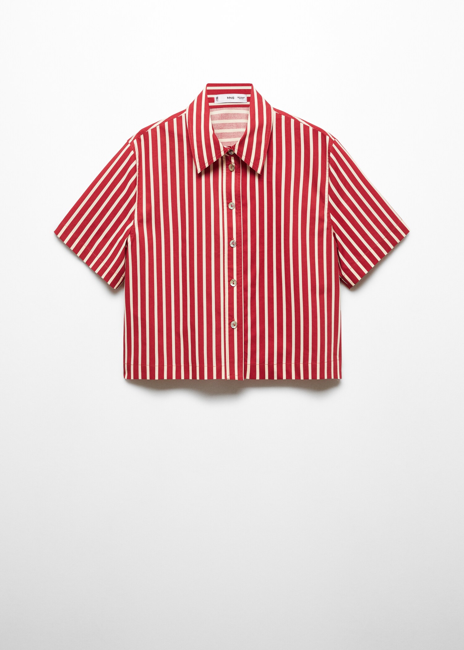 Short sleeve striped shirt - Article without model