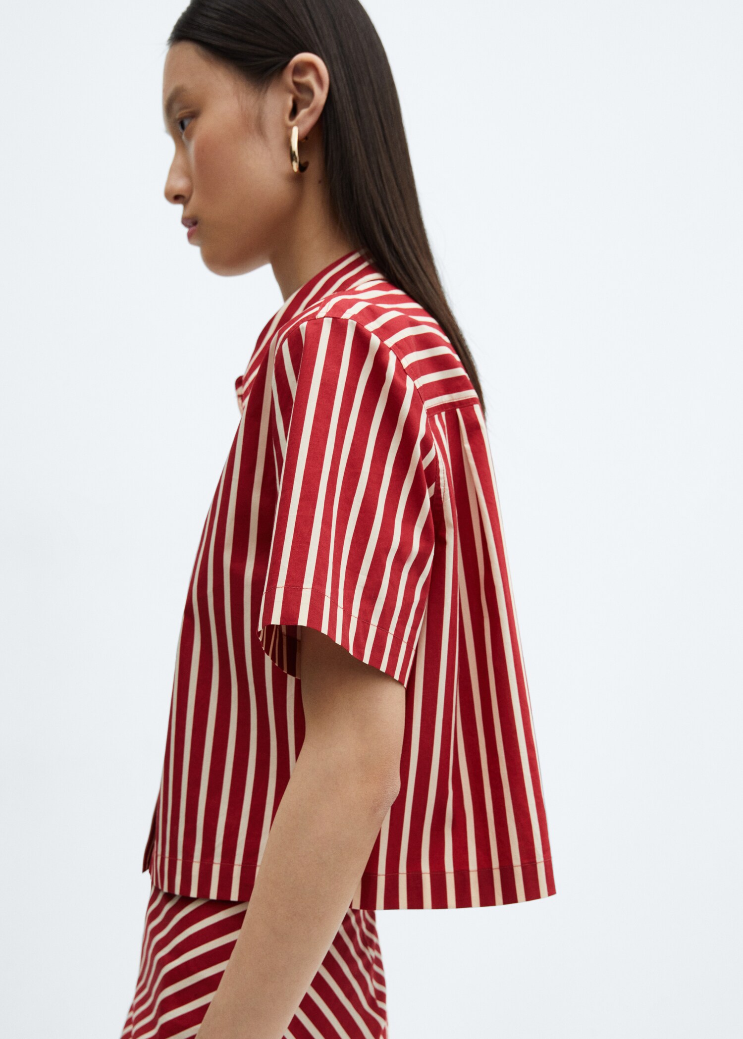 Short sleeve striped shirt - Details of the article 6