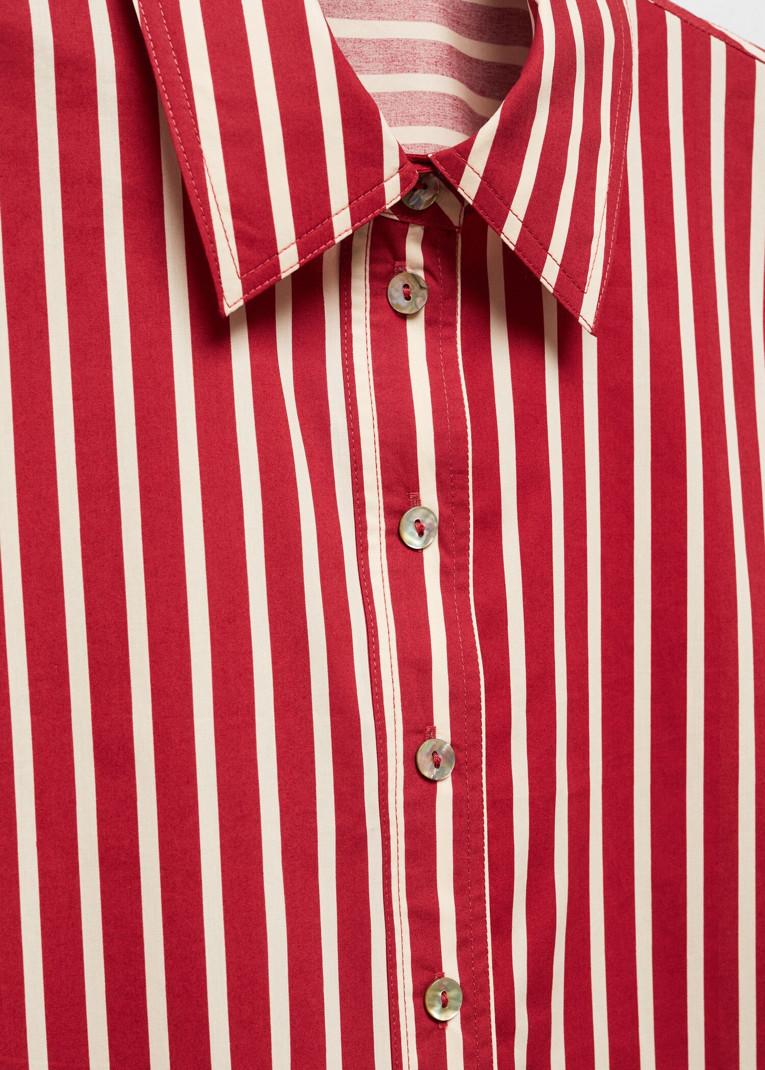 Short sleeve striped shirt - Details of the article 8