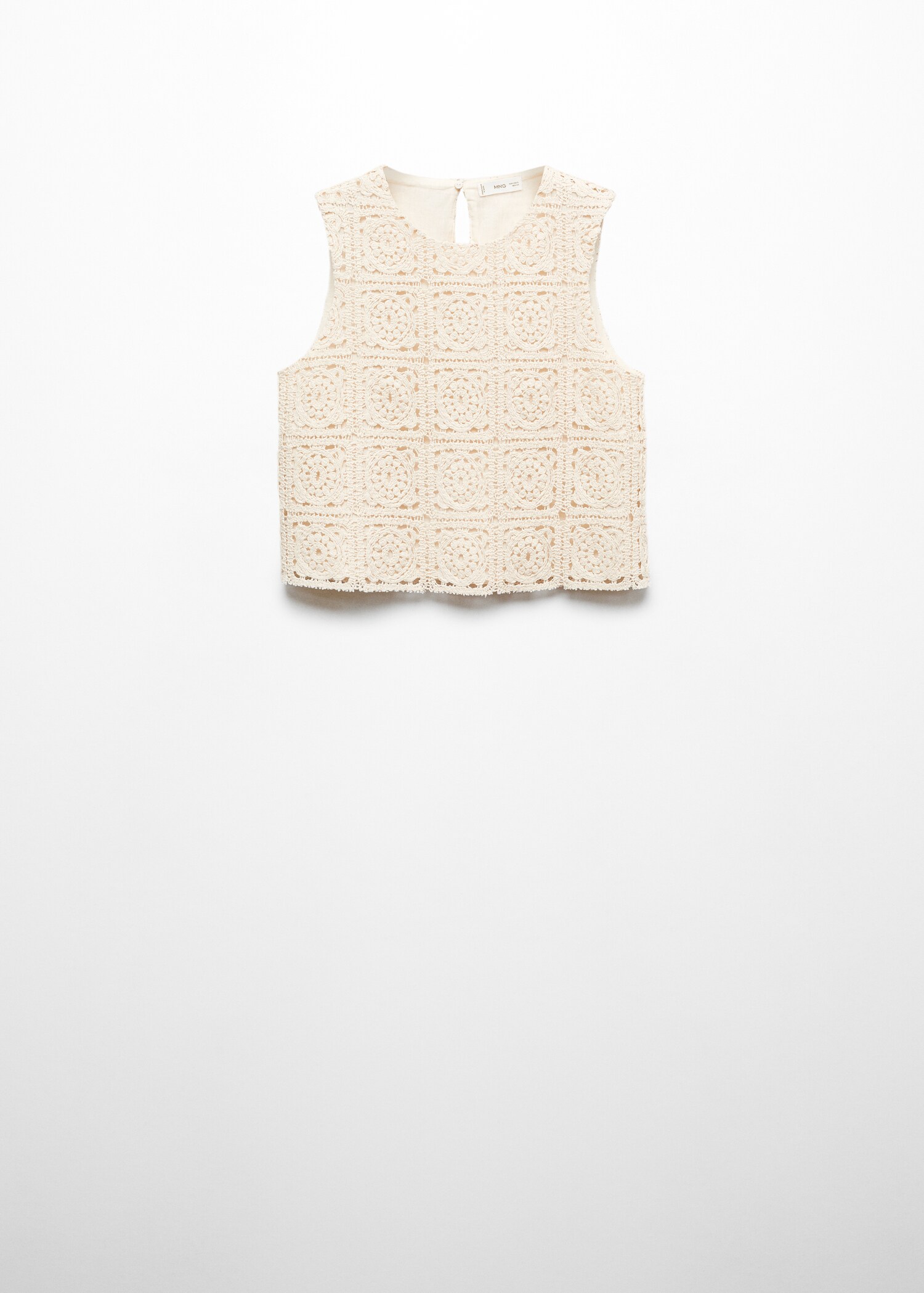 Embroidered cotton top - Article without model