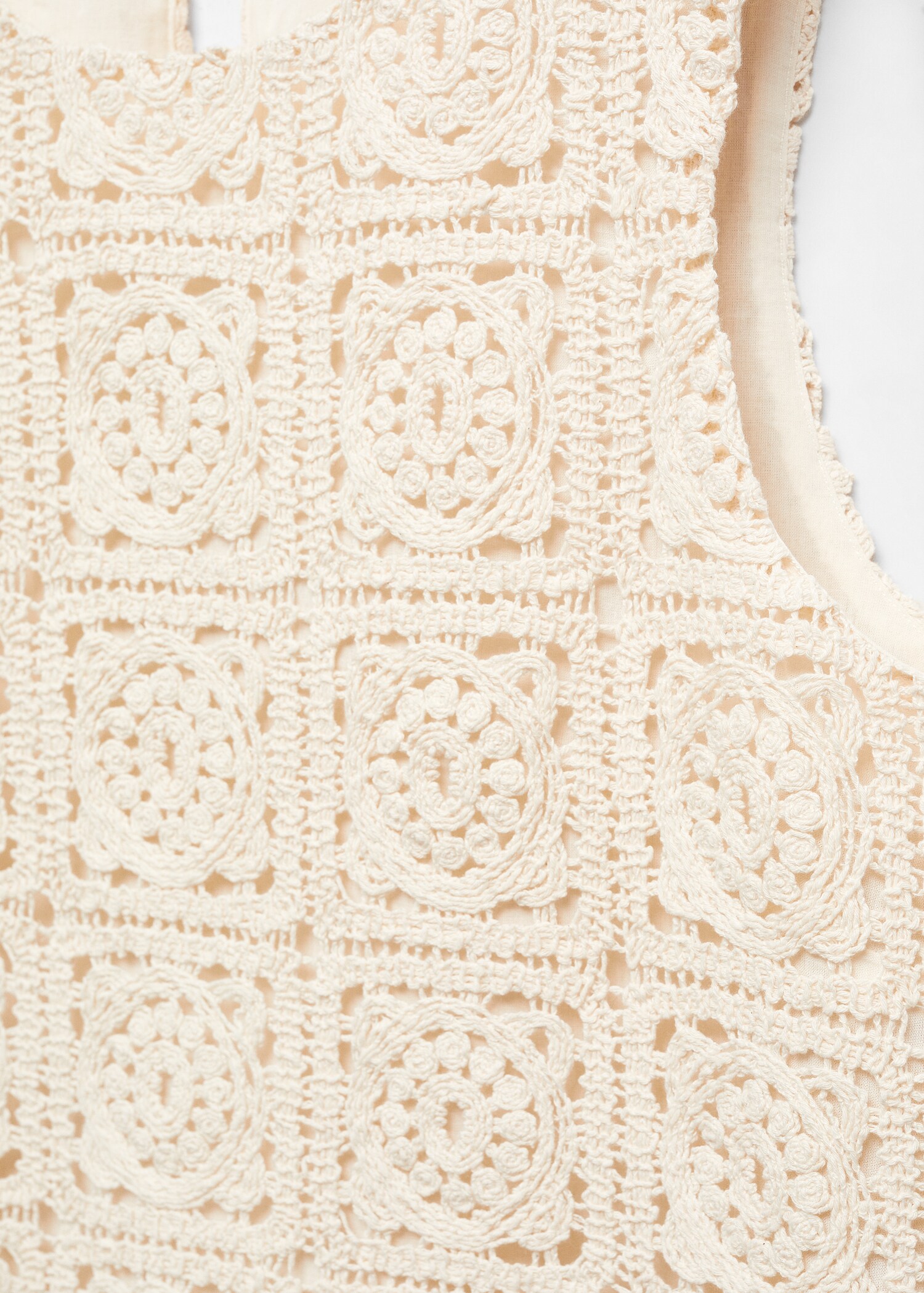 Embroidered cotton top - Details of the article 8