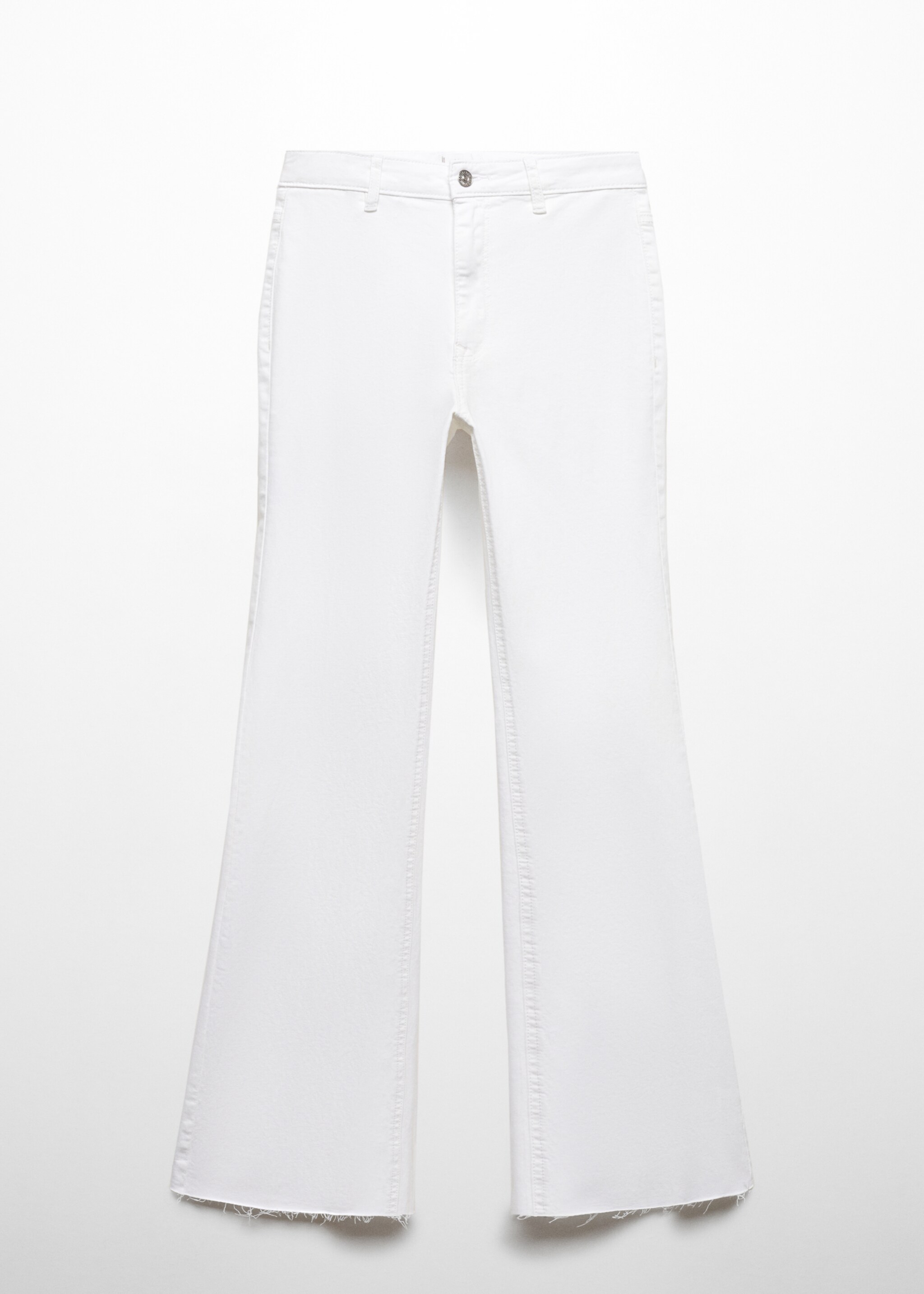 Jeans flare abertura - Artículo sin modelo, Blanco. Ref: 67052909-00.