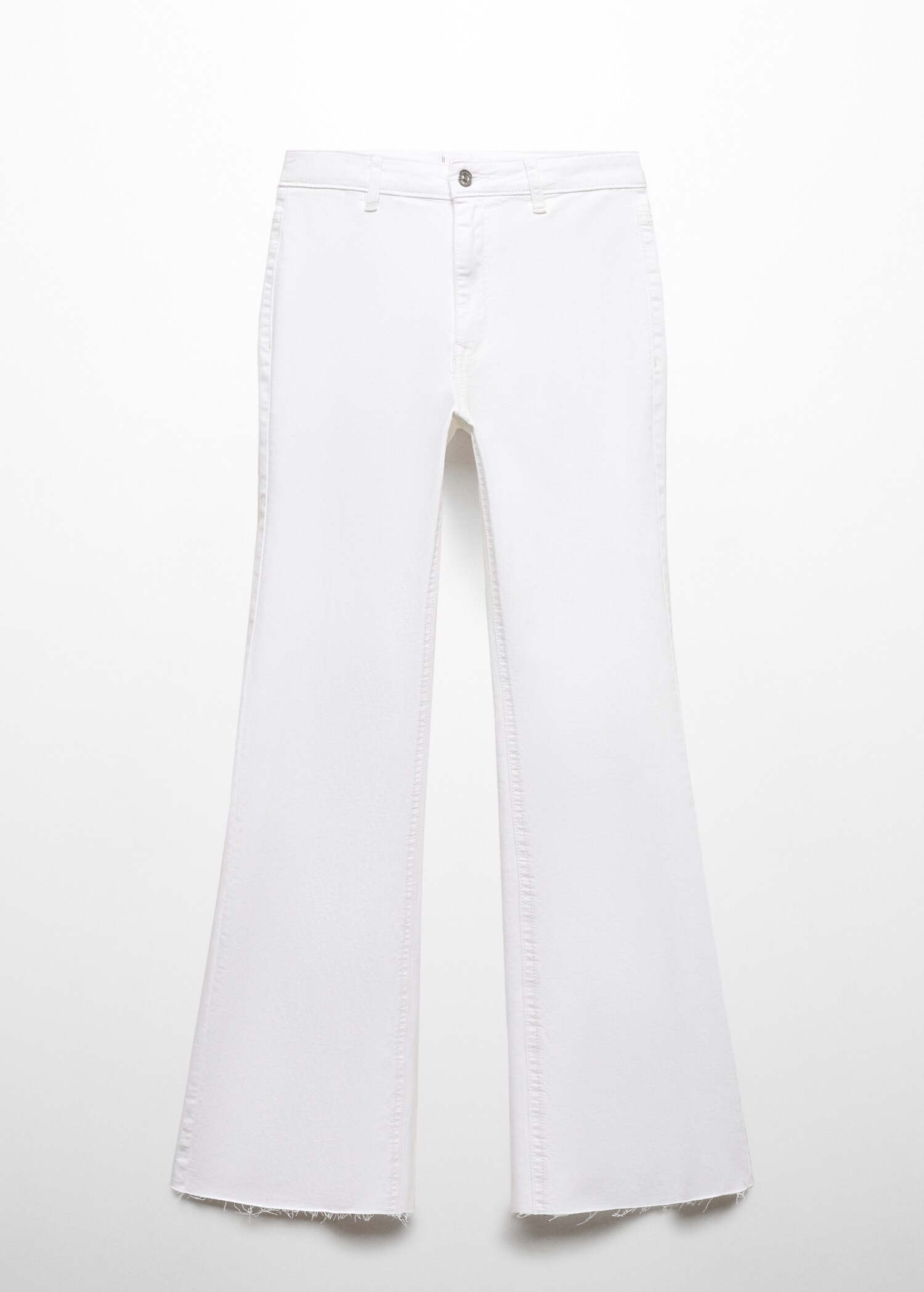 Flared jeans with opening - Article without model
