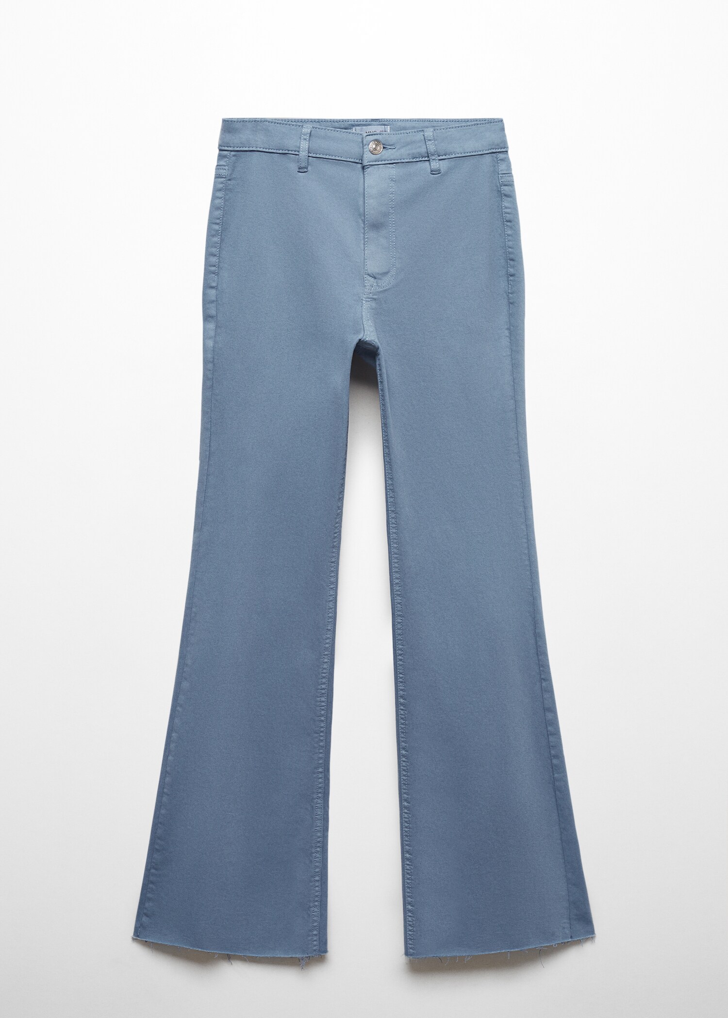 Flared jeans with opening - Article without model