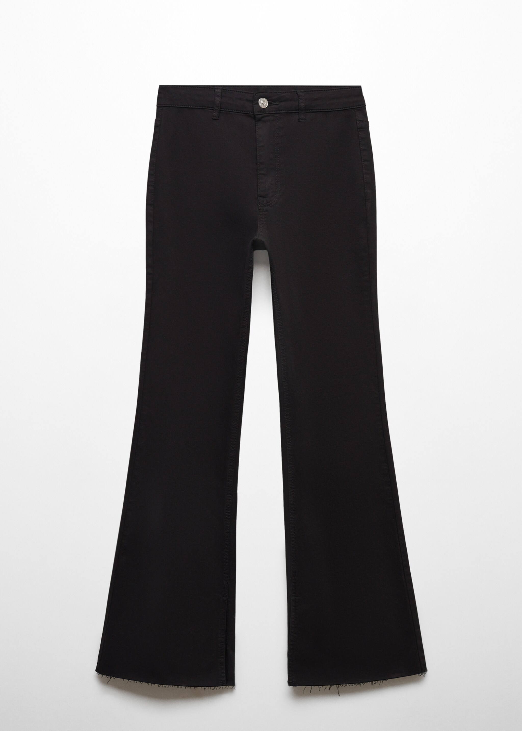 Flared jeans with opening - Article without model