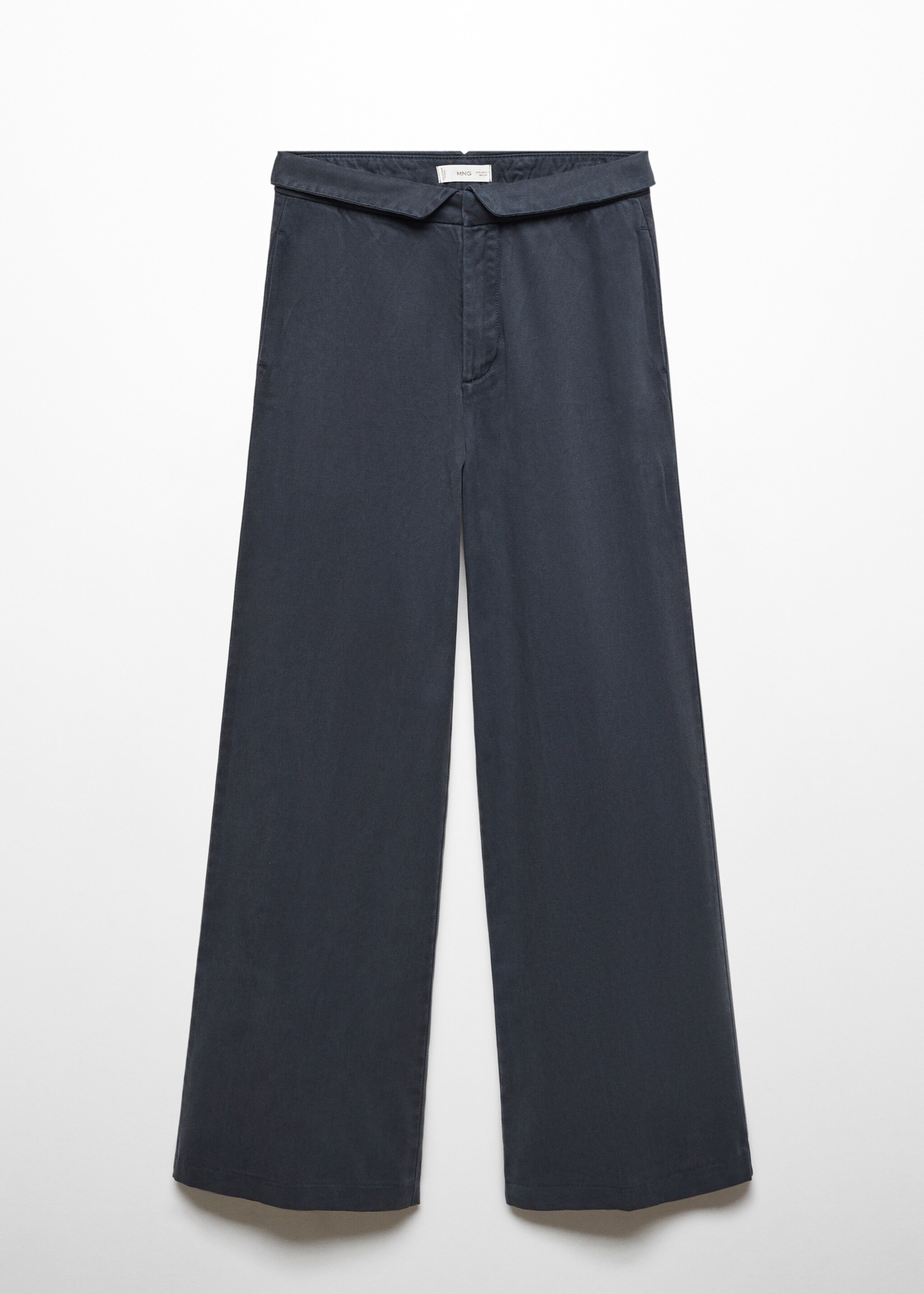 Broek met omgeslagen tailleband - Artikel zonder model