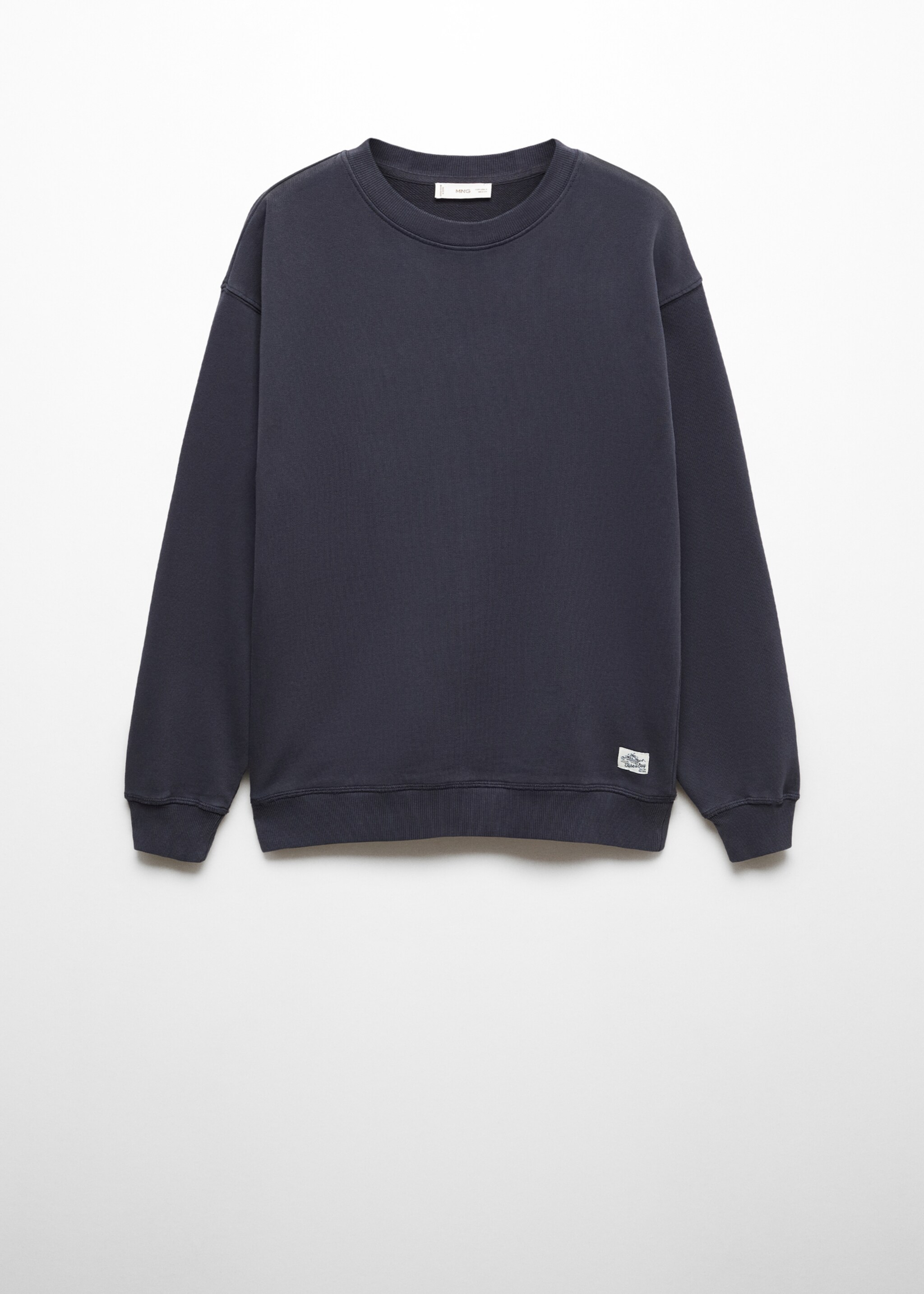 Baumwoll-Sweatshirt - Artikel ohne Model, Marineblau. Ref: 67052913-00.