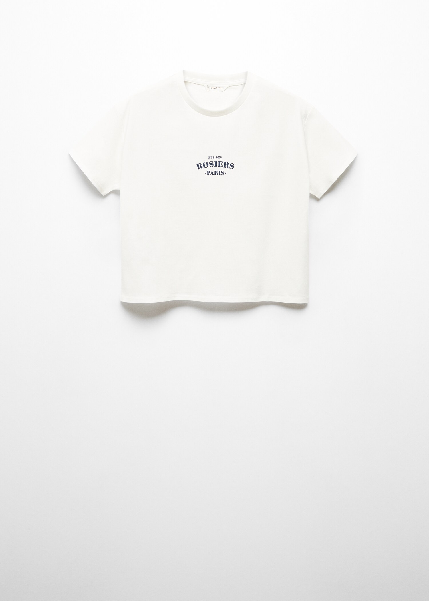 Printed message T-shirt - Article without model