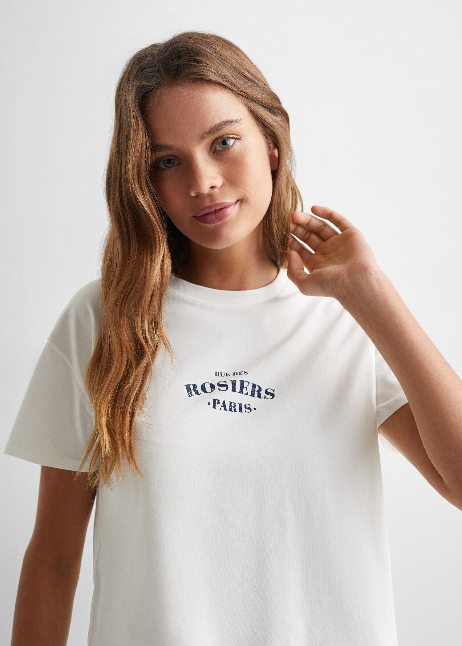 Printed message T-shirt - Details of the article 1