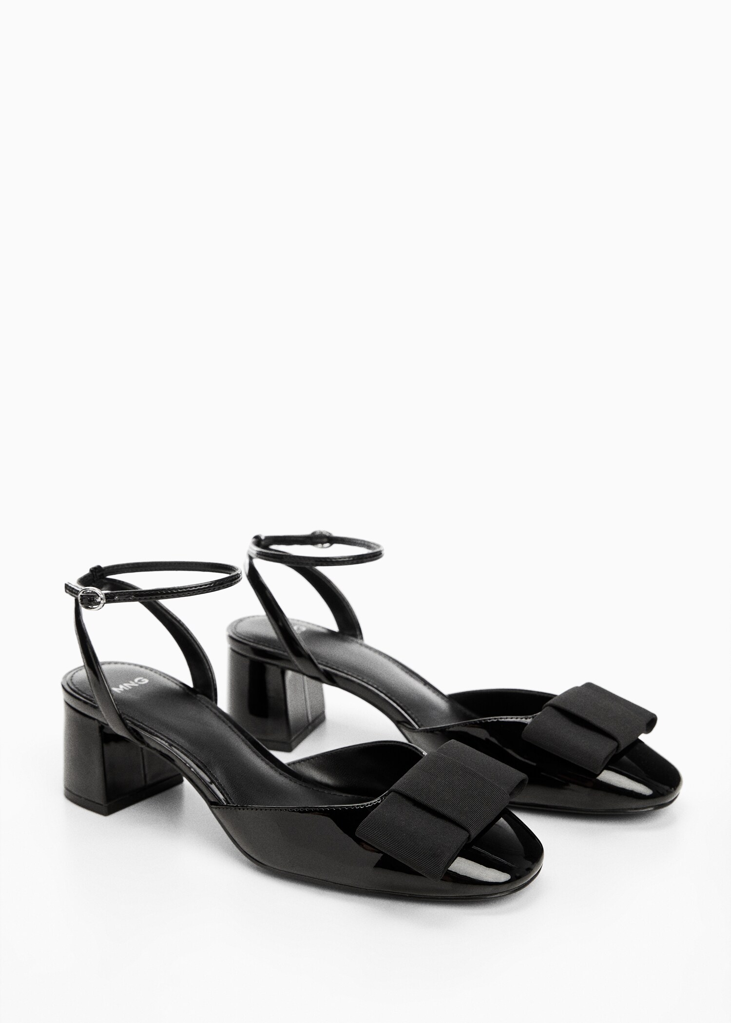 Patent leather bow shoe - Medium plane