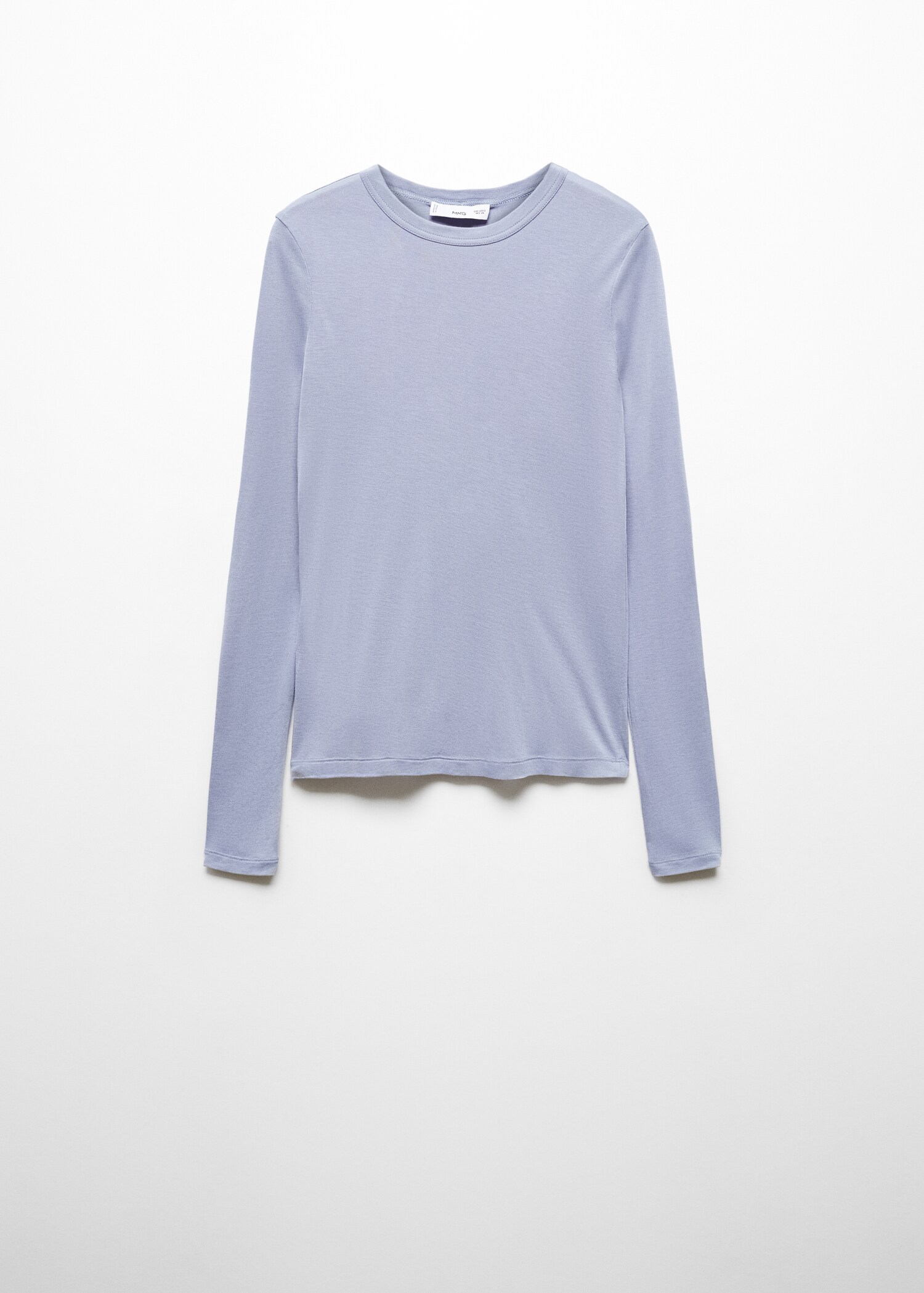 Round-neck long-sleeved t-shirt - Article without model