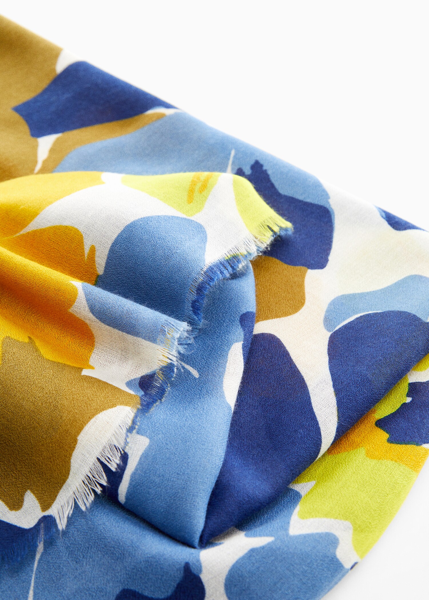 Floral print scarf - Medium plane