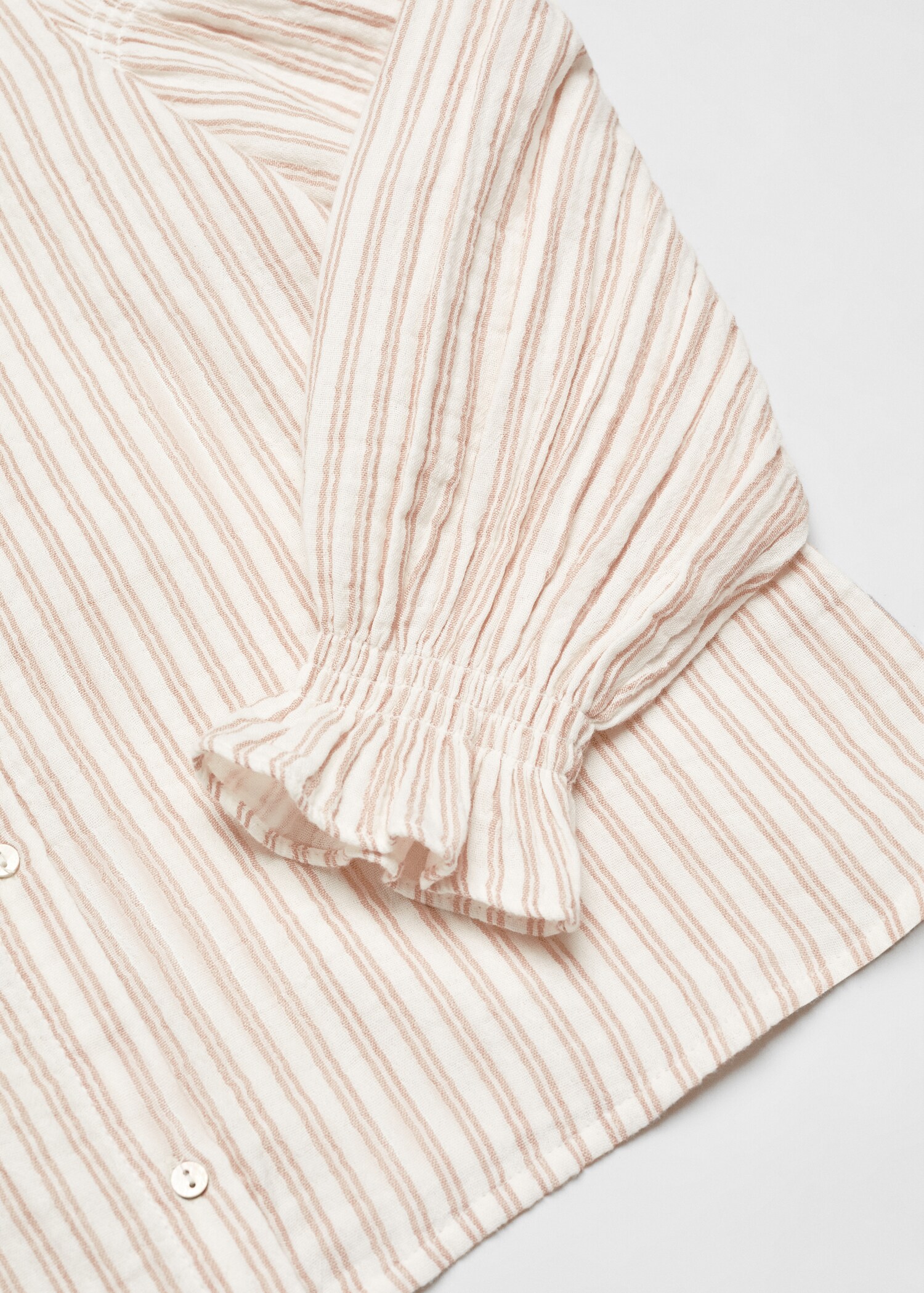 Striped cotton shirt - Details of the article 0