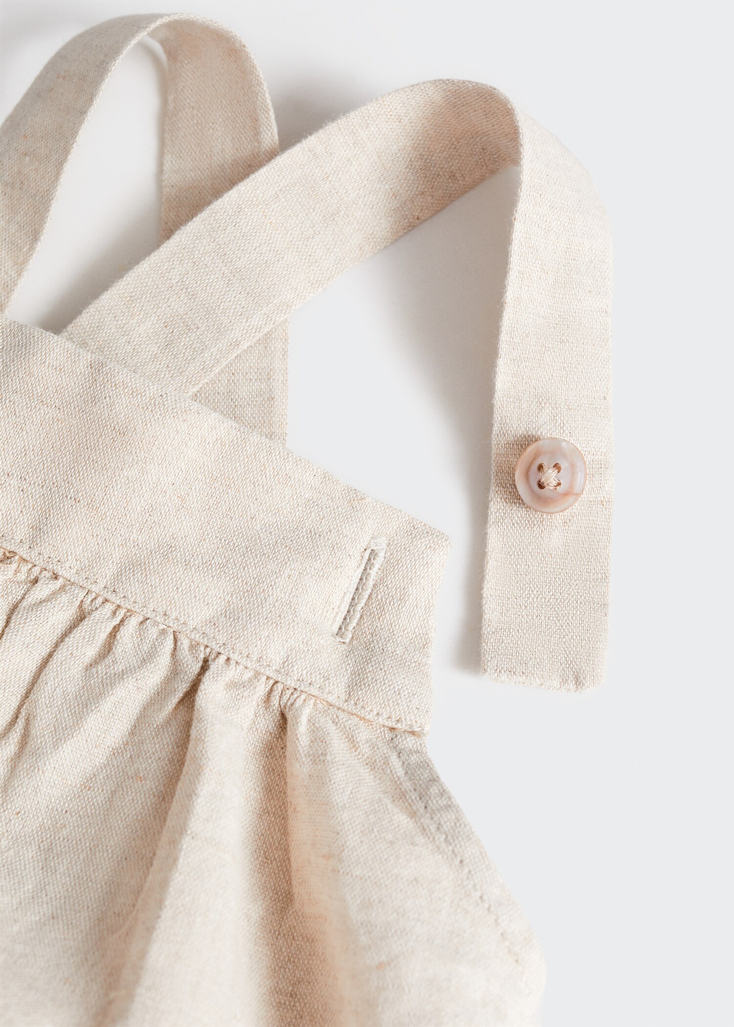 Linen romper - Details of the article 0