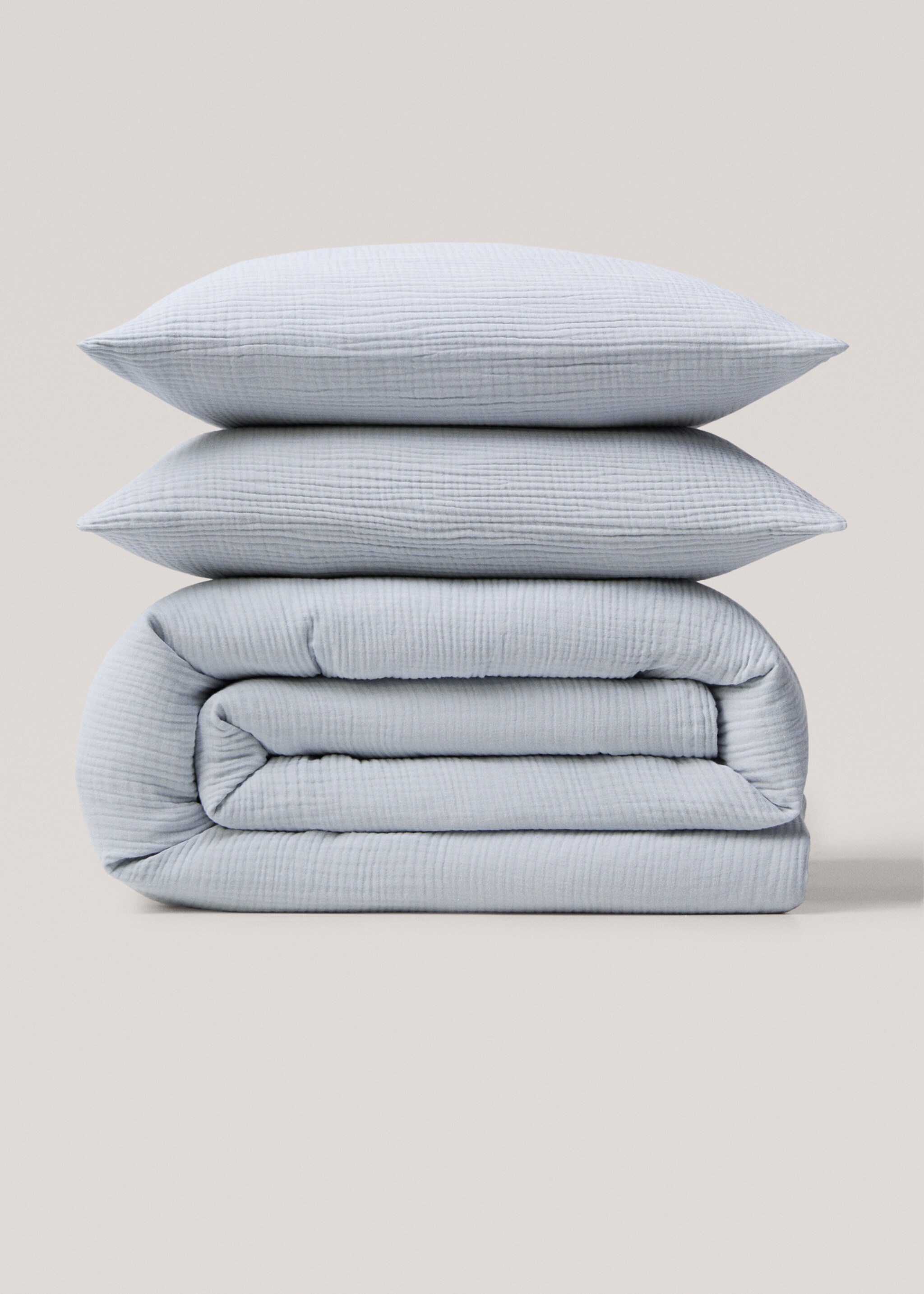 Bettbezug aus Baumwoll-Gaze für 180 cm Bett - Artikel ohne Model