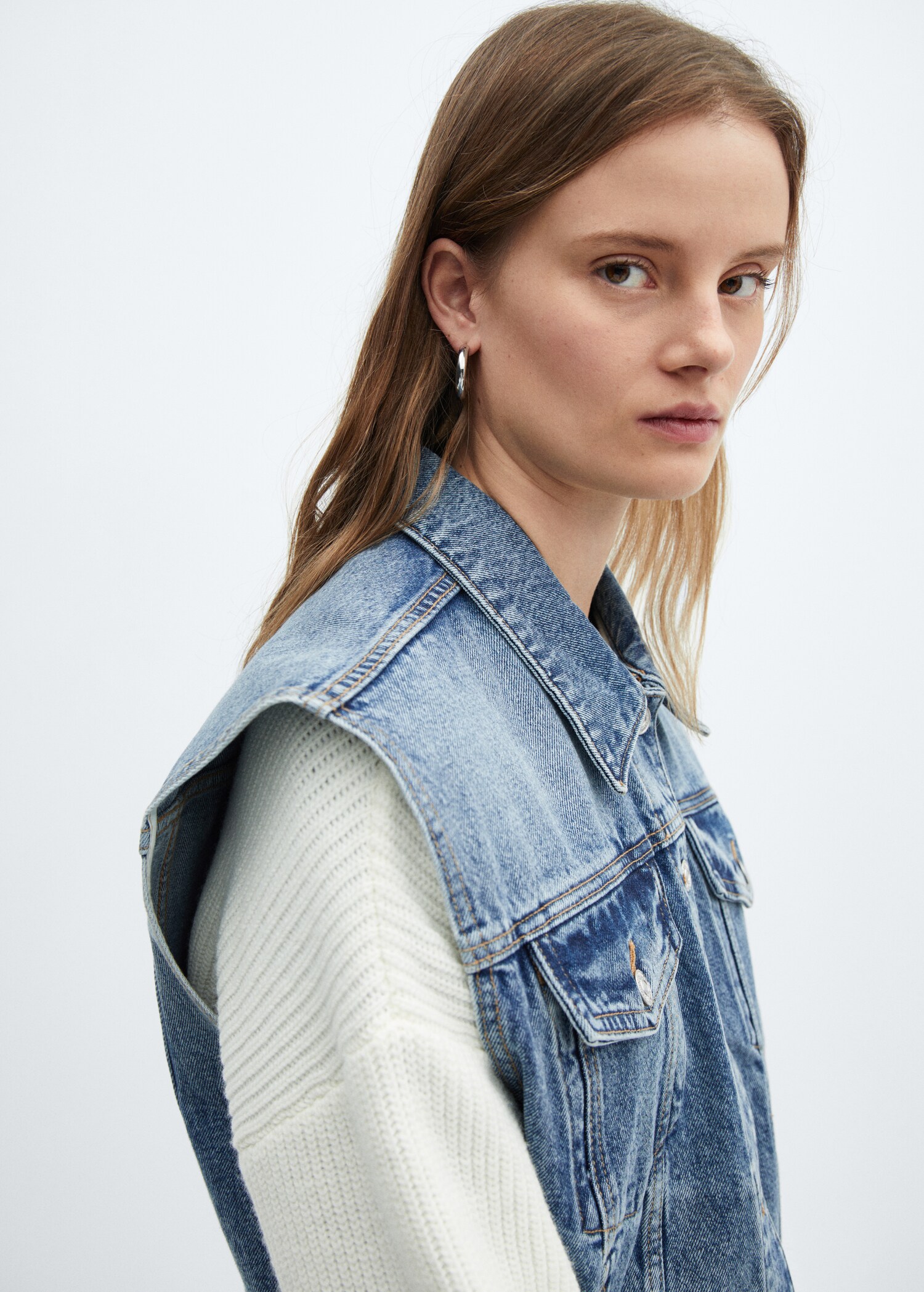 Denimväst oversize - Detaljer om artikeln 1