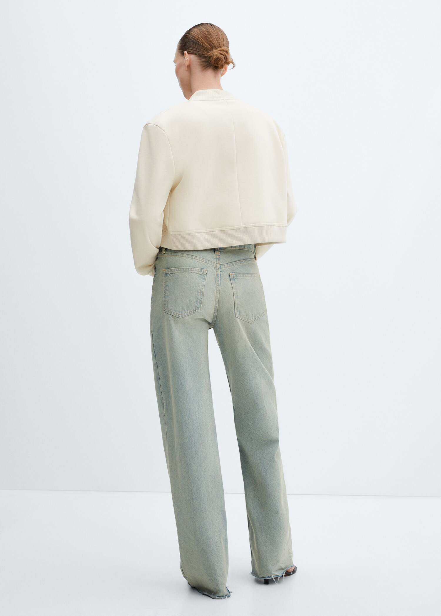 Cotton bomber jacket - Reverse of the article