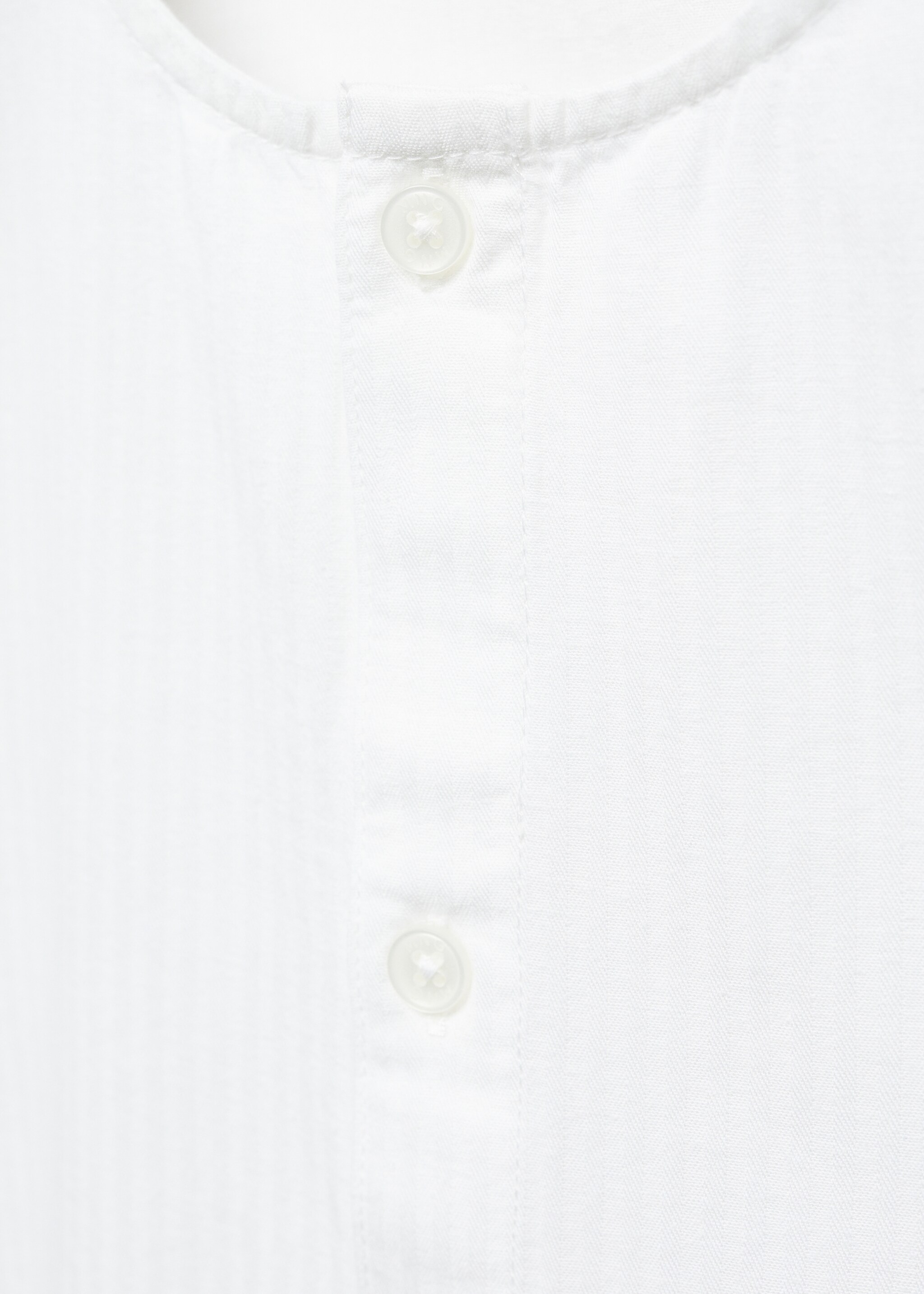 Crew-neck cotton shirt - Details of the article 8