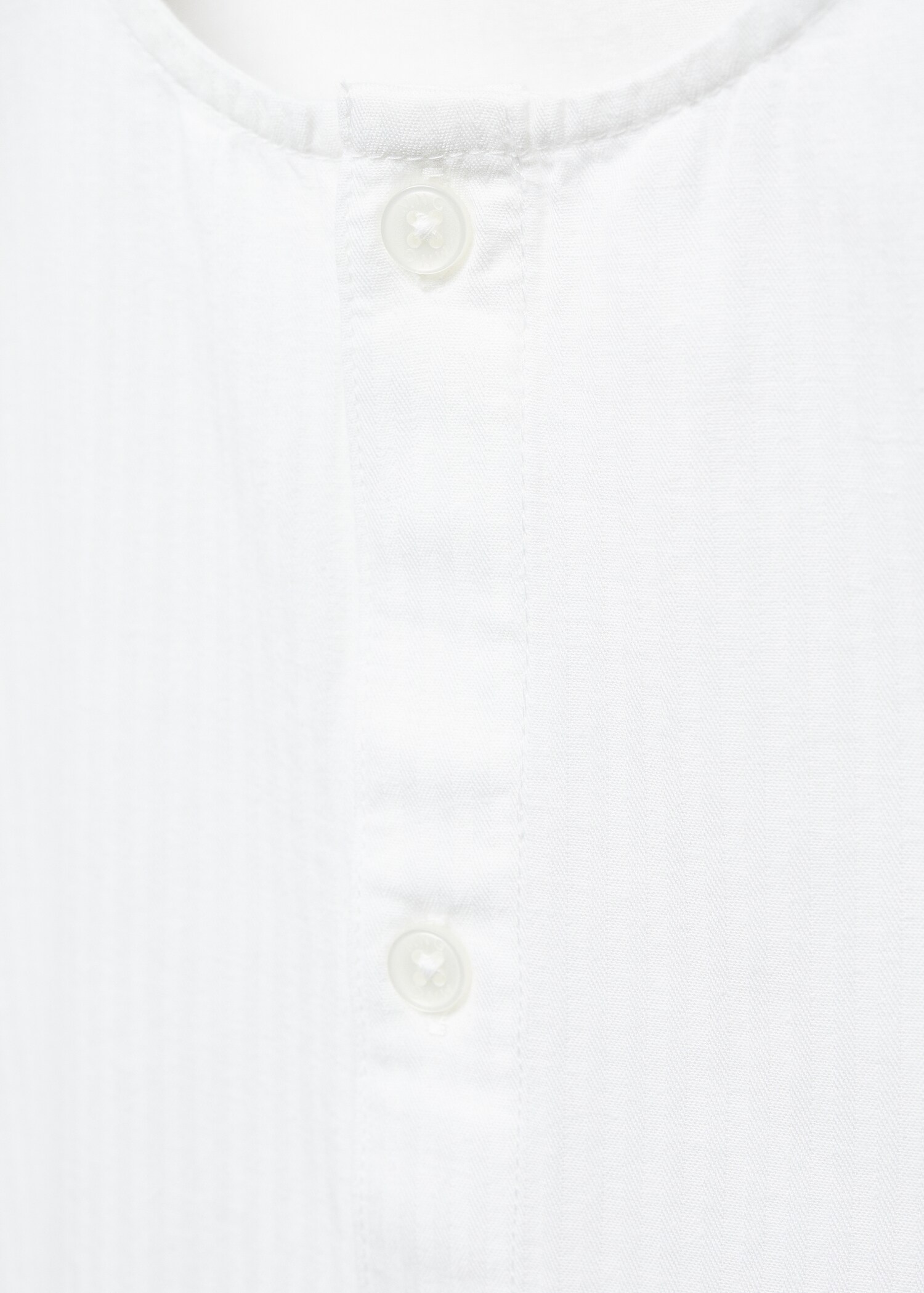 Crew-neck cotton shirt - Details of the article 8