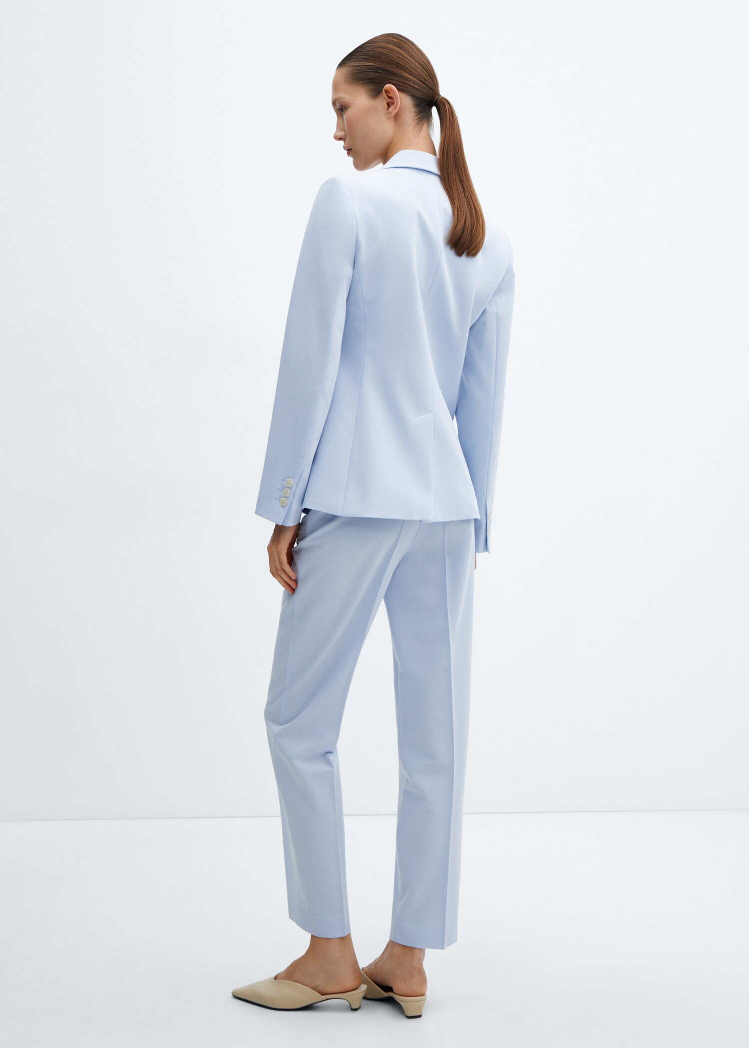 Fitted suit jacket - Reverse of the article