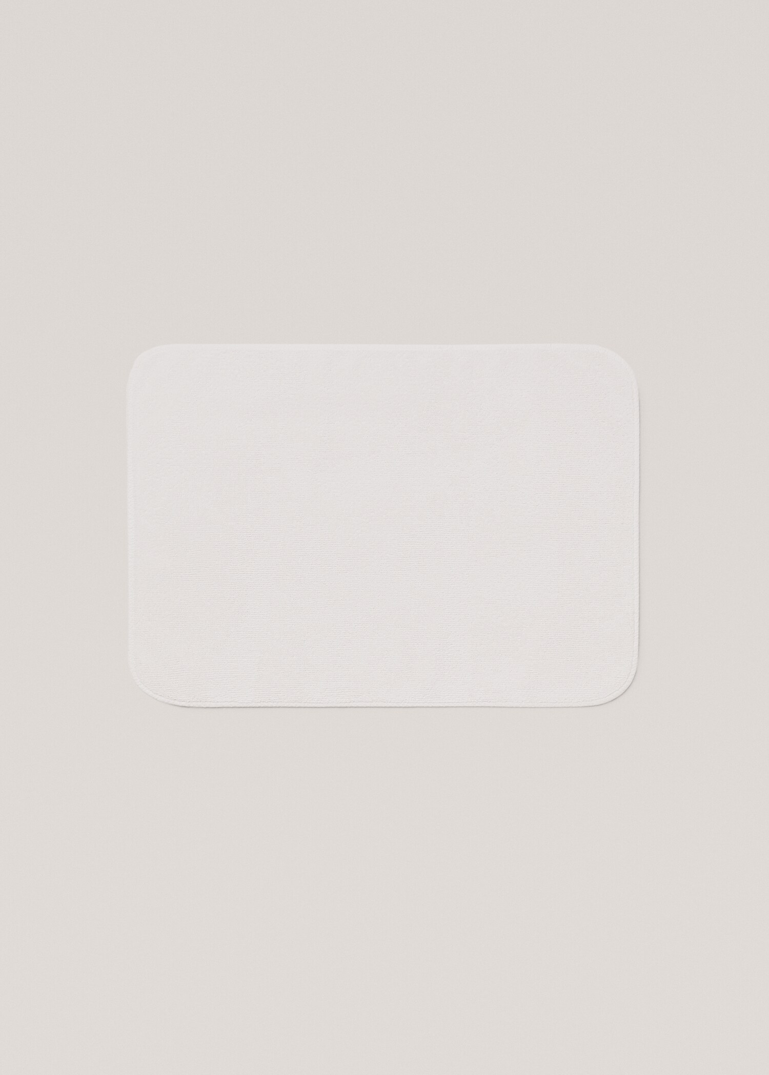 Striped textured cotton rug - Article without model
