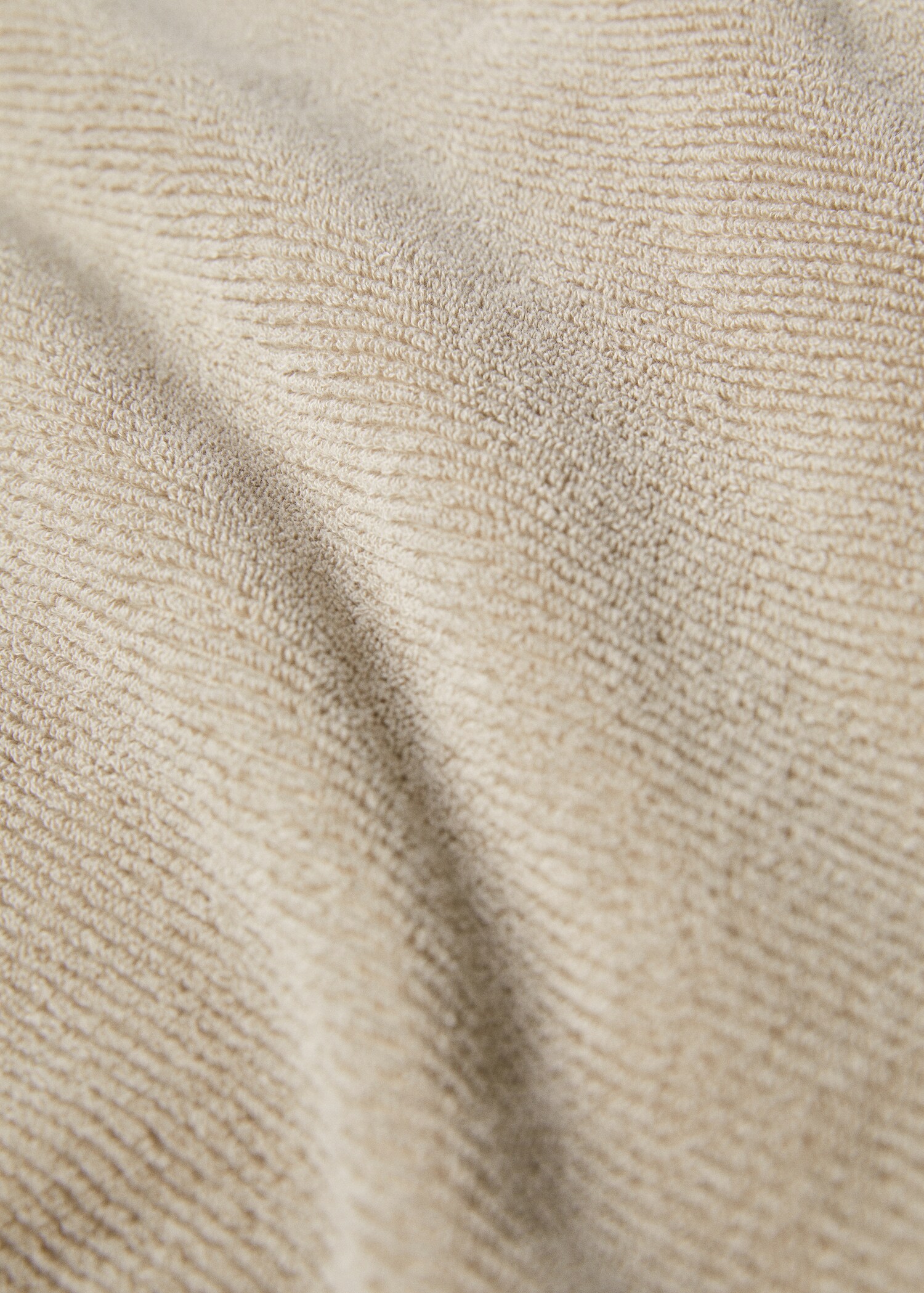 Striped textured cotton rug - Details of the article 2