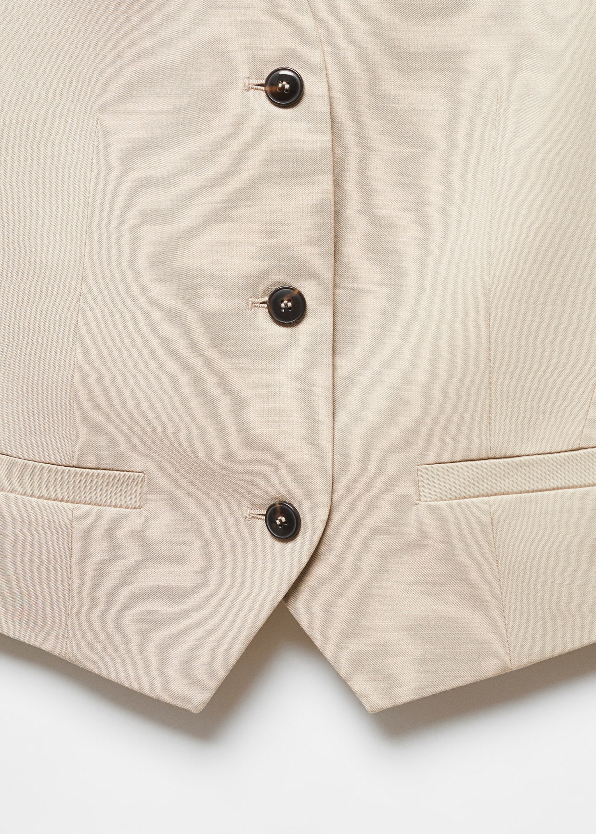 Dress-vest med knapper - Artikkeldetalj 8