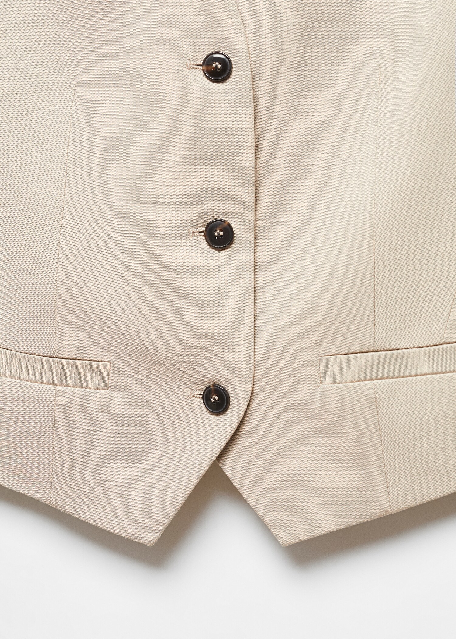 Suit waistcoat with buttons - Details of the article 8