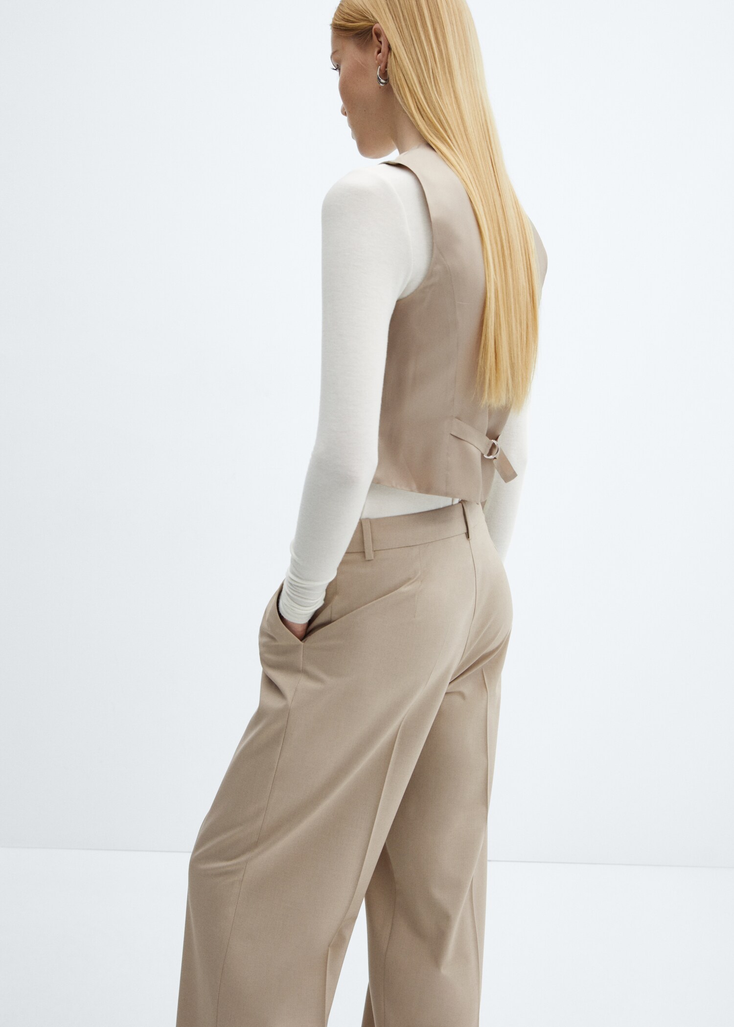 Suit waistcoat with buttons - Reverse of the article