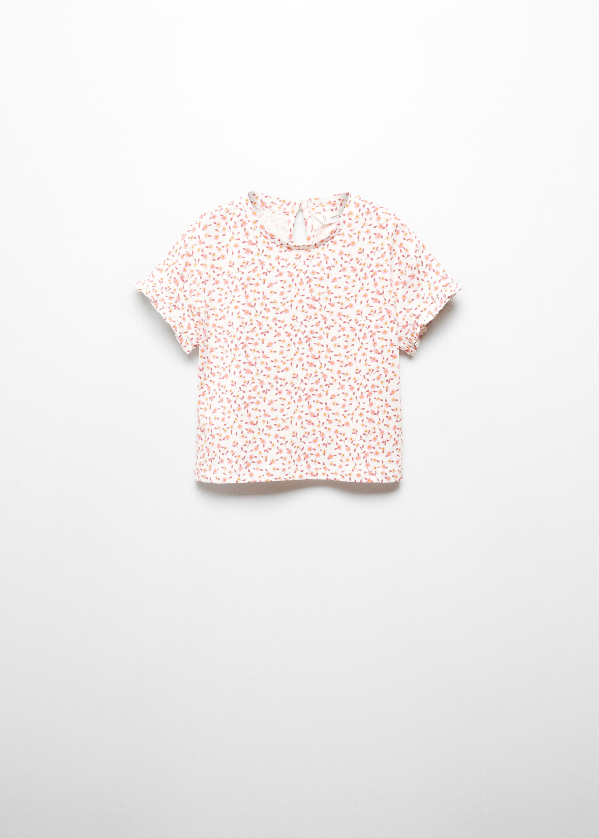 Floral short-sleeved t-shirt - Article without model