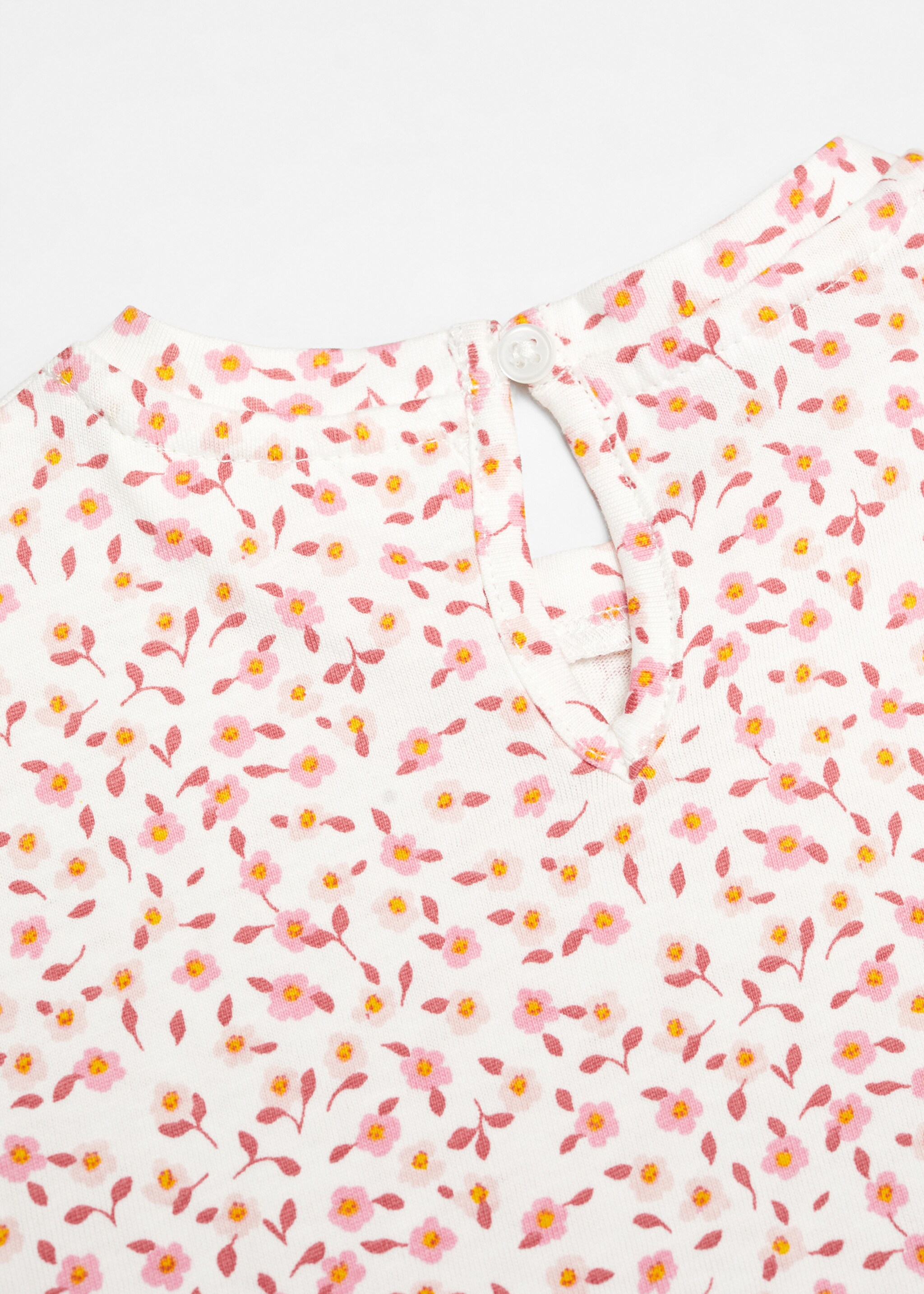 Floral short-sleeved t-shirt - Details of the article 0