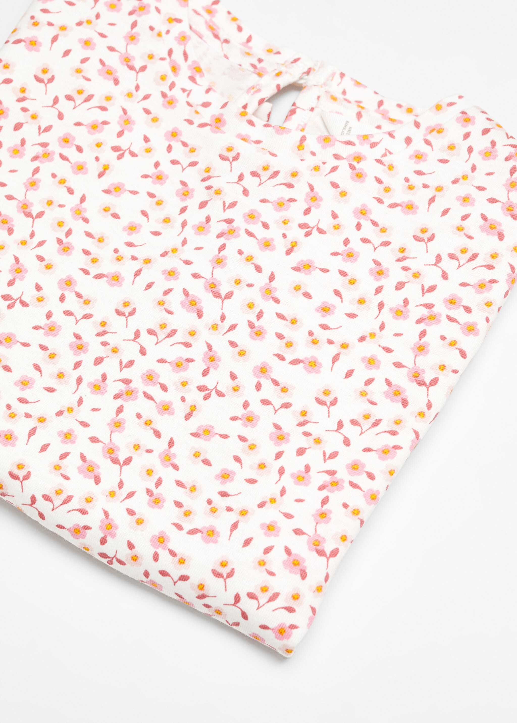 Floral short-sleeved t-shirt - Details of the article 8