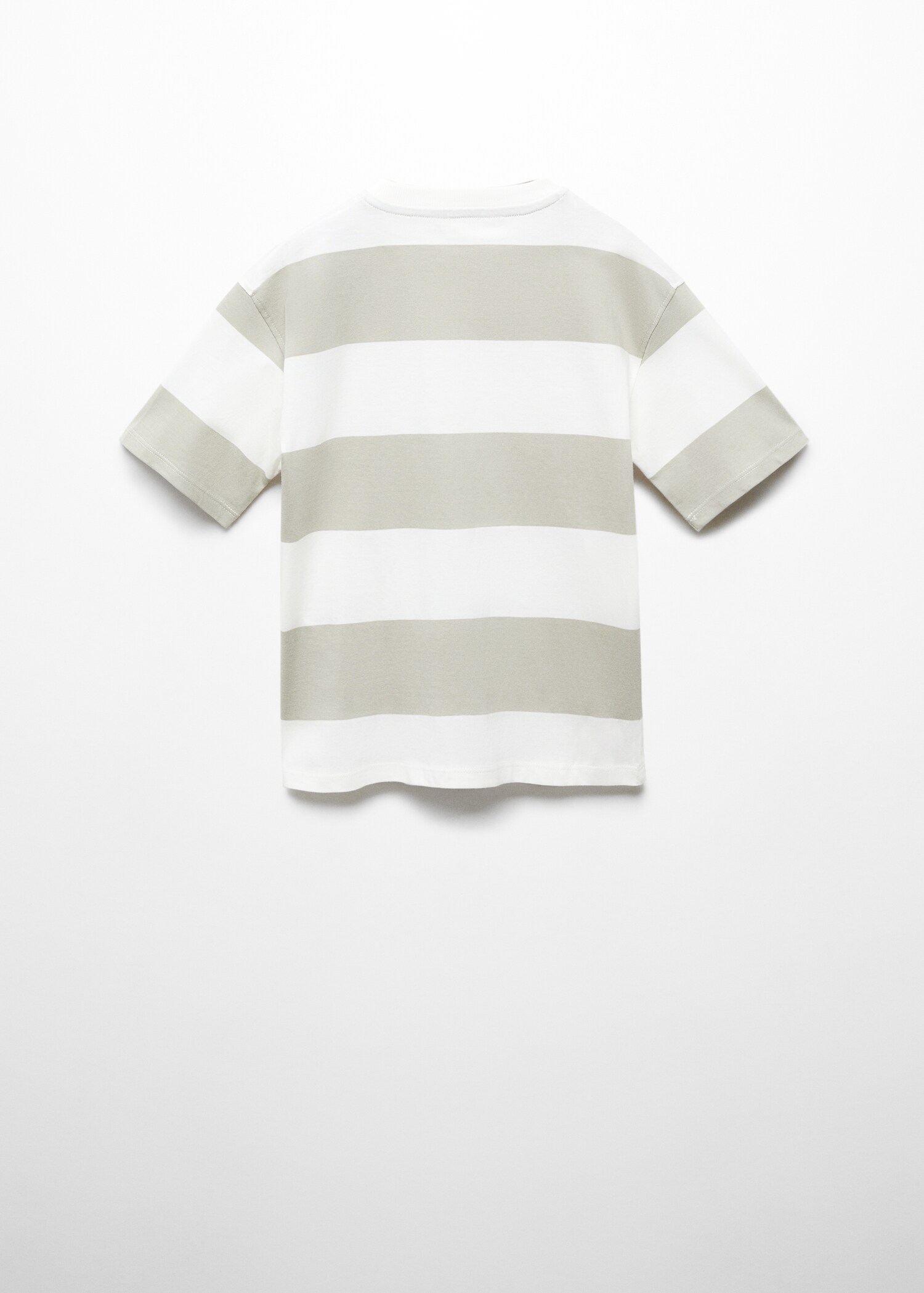 Camiseta rayas estampada - Reverso del artículo
