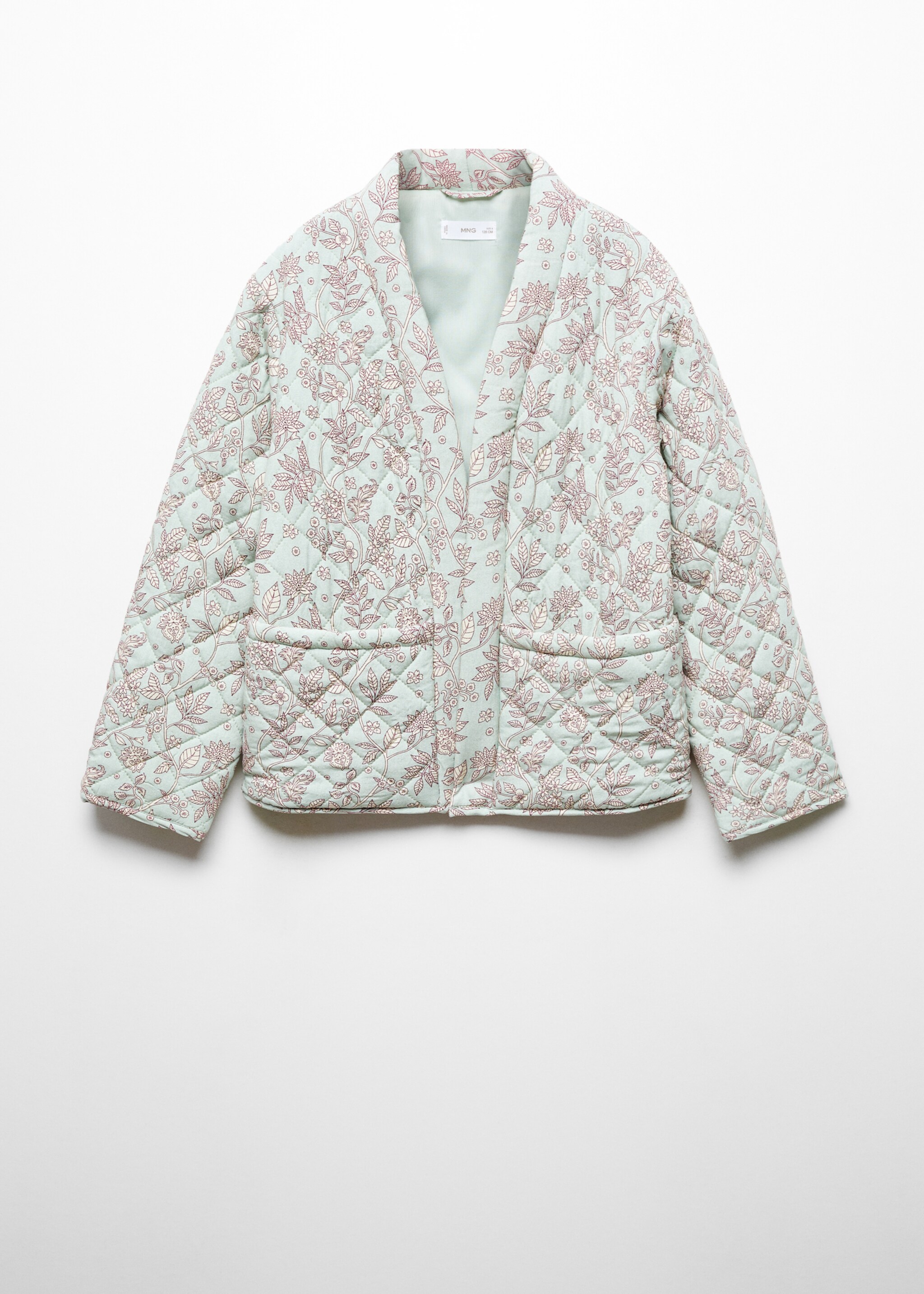 Printed quilted jacket - Article without model