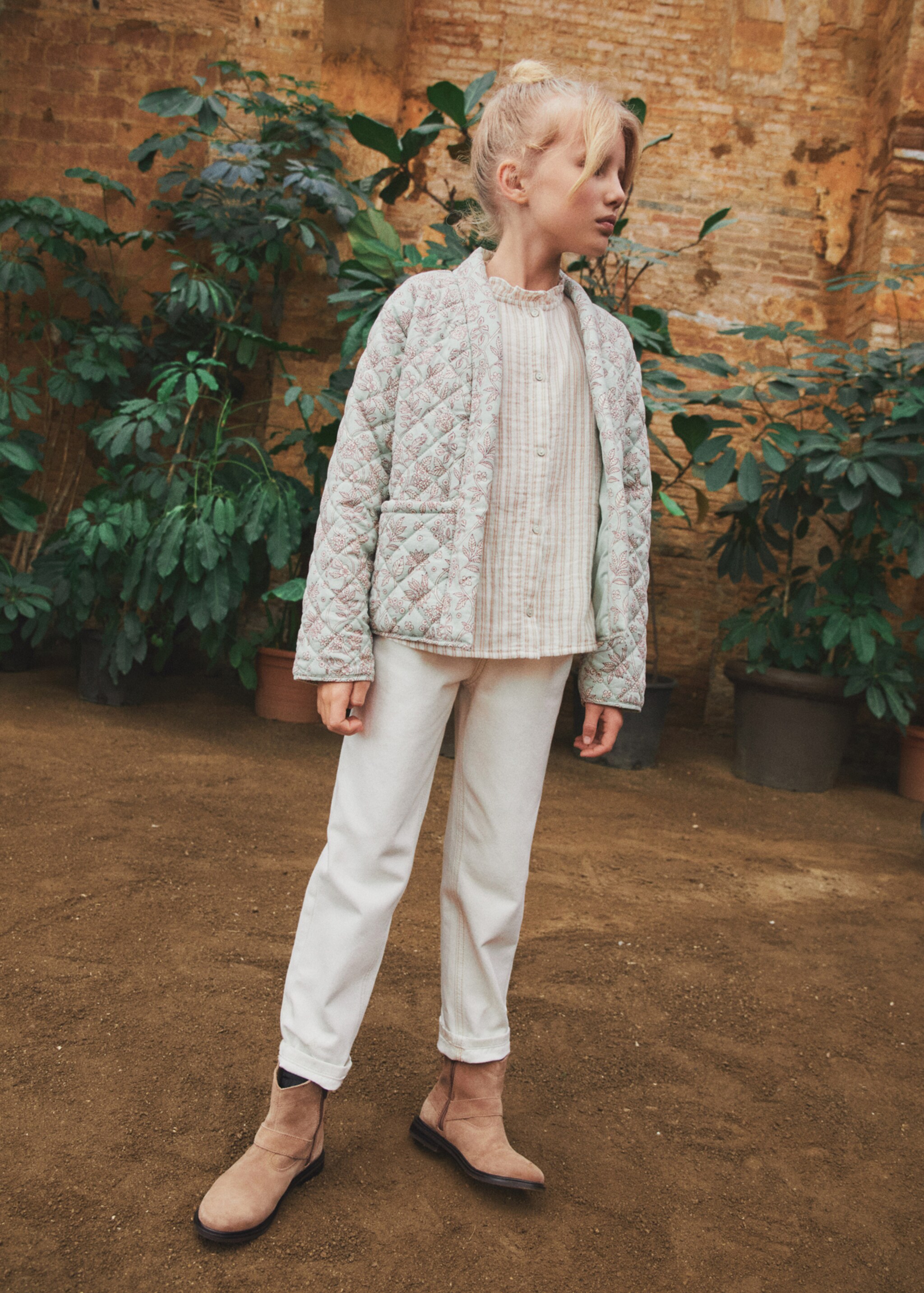 Printed quilted jacket - Details of the article 5