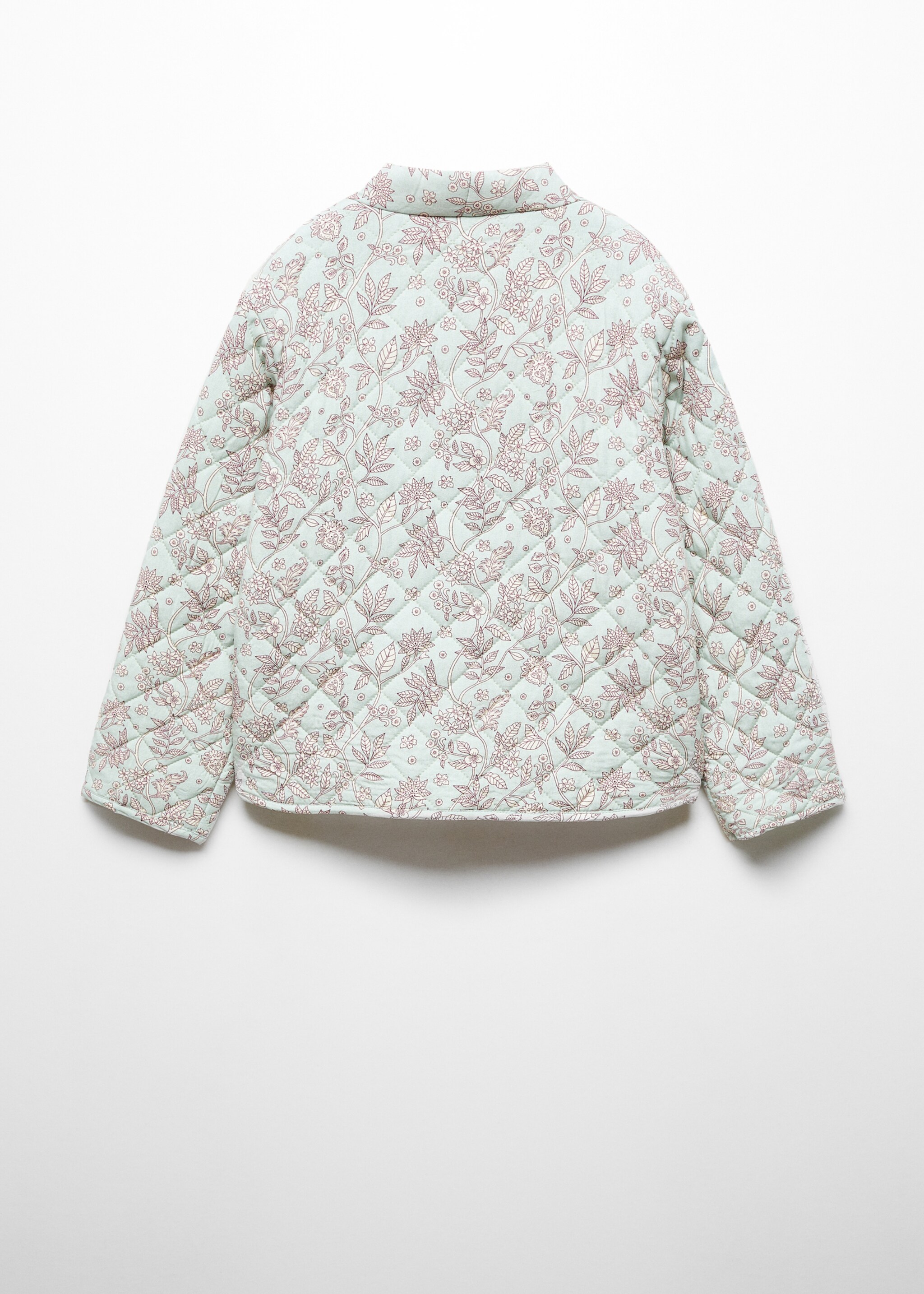 Printed quilted jacket - Reverse of the article