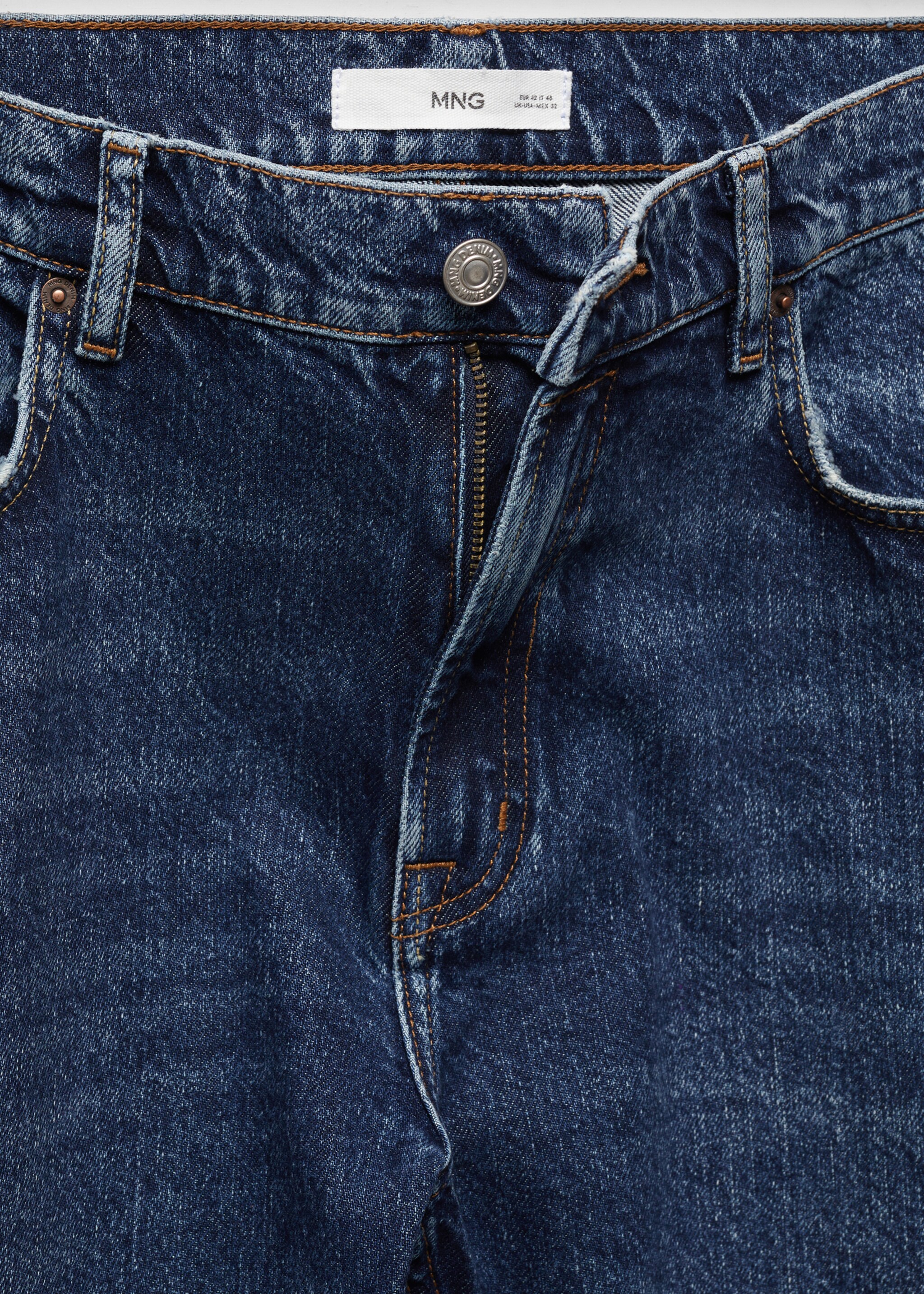 Regular Fit-Jeans mit dunkler Waschung - Detail des Artikels 8