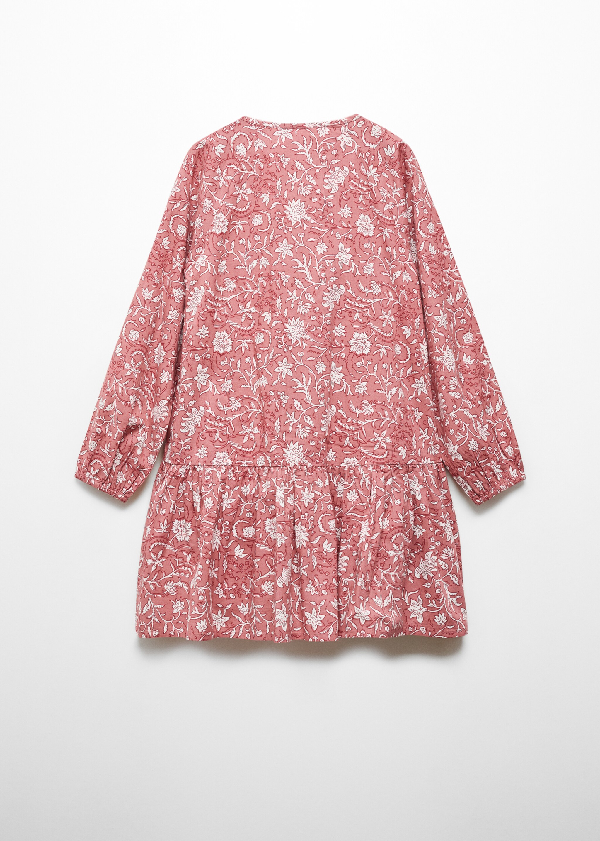 Floral ruffle dress - Reverse of the article