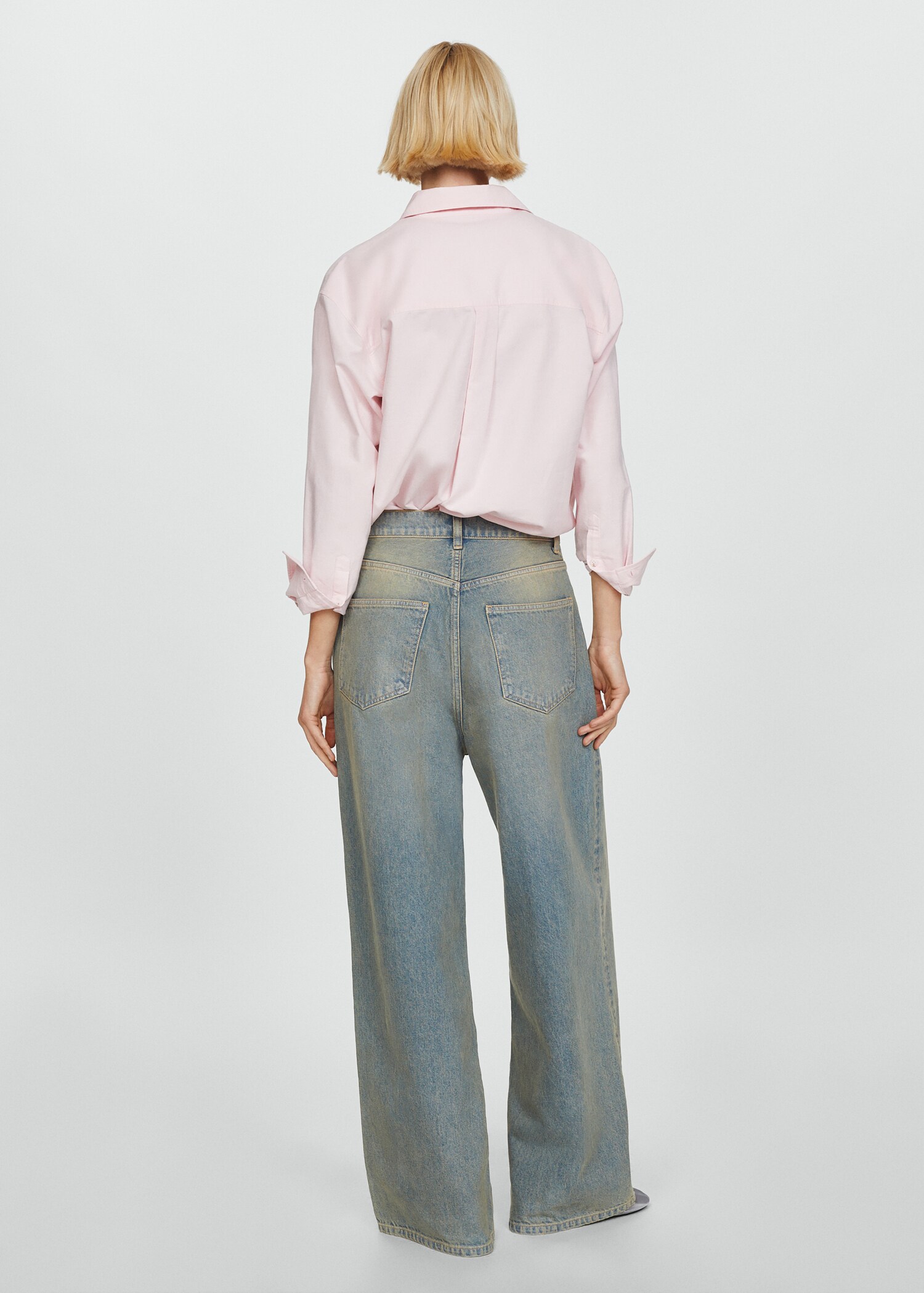 Jeans wideleg loose låg midja - Artikelns baksida