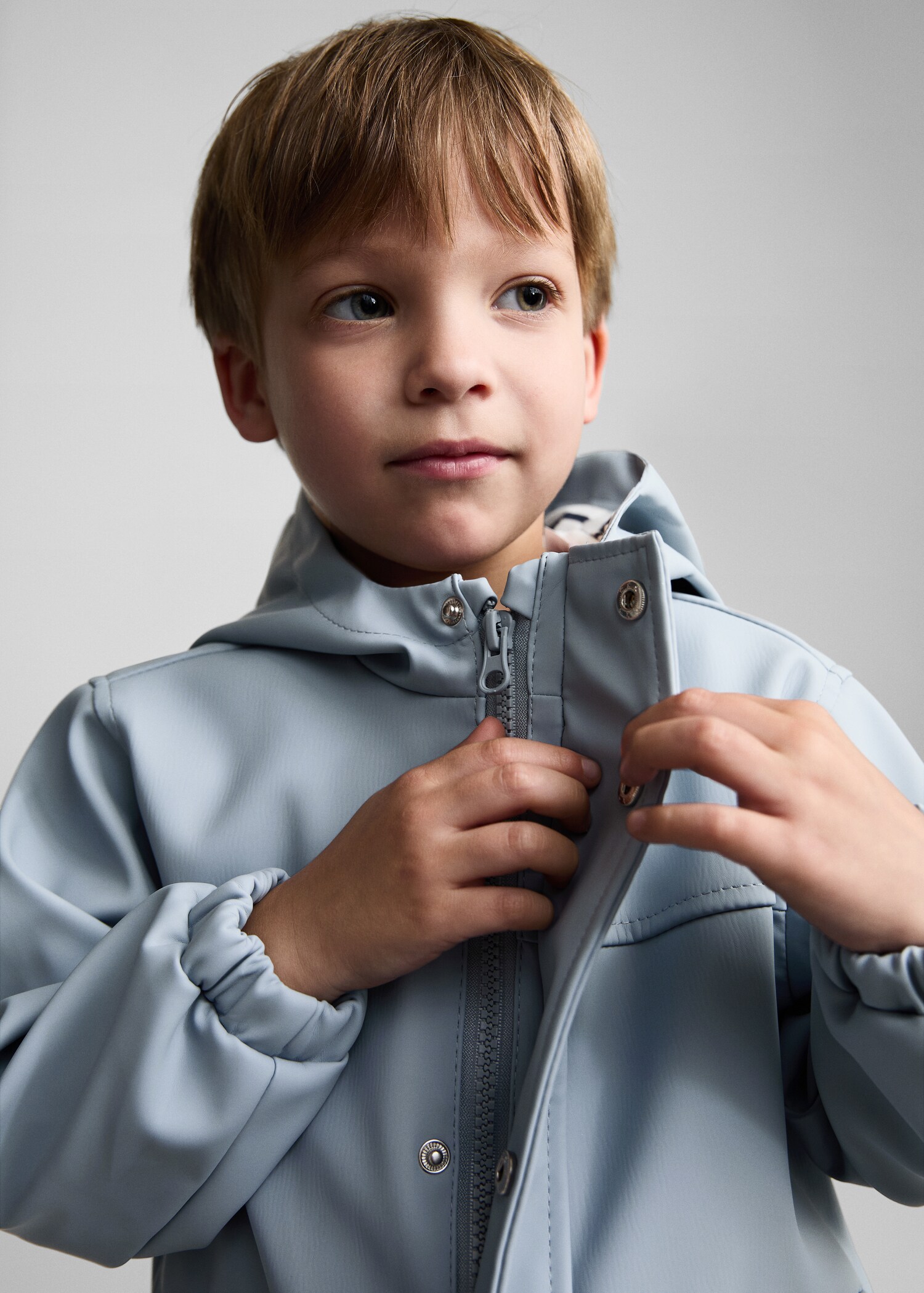 Parka impermeable capucha - Detalle del artículo 1