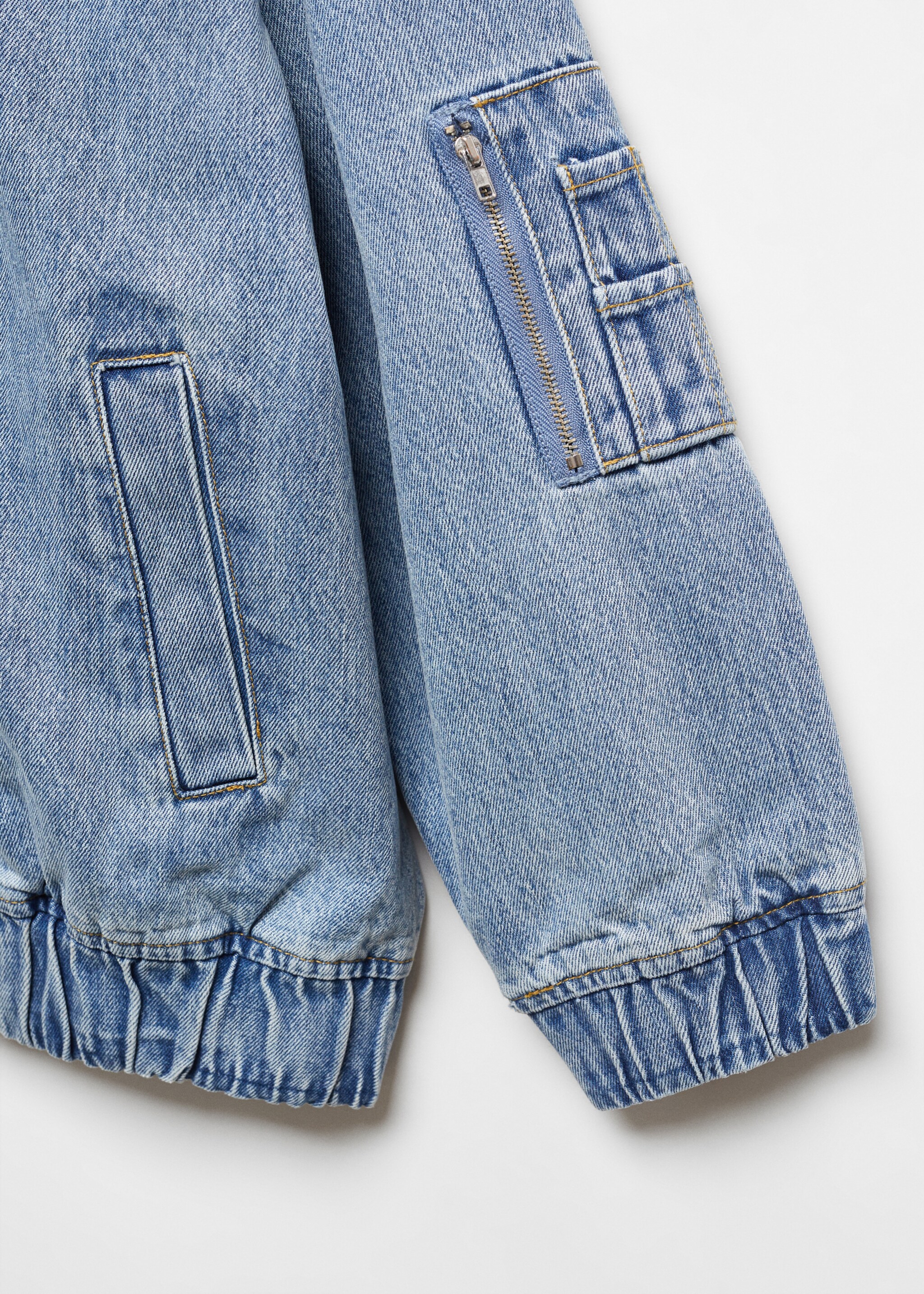 Denim bomber jacket - Details of the article 8