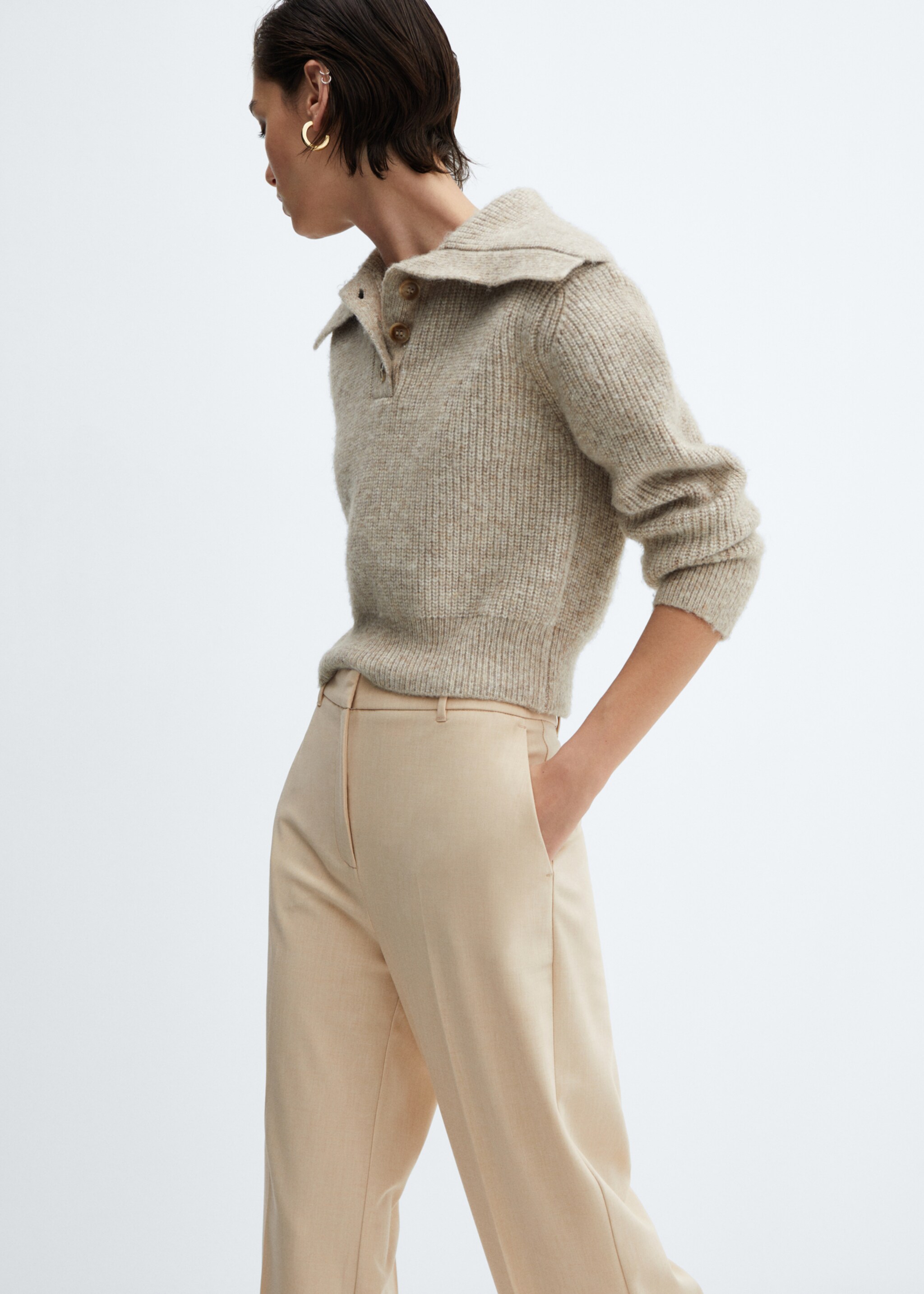 Wideleg low-waist broek - Detail van het artikel 1