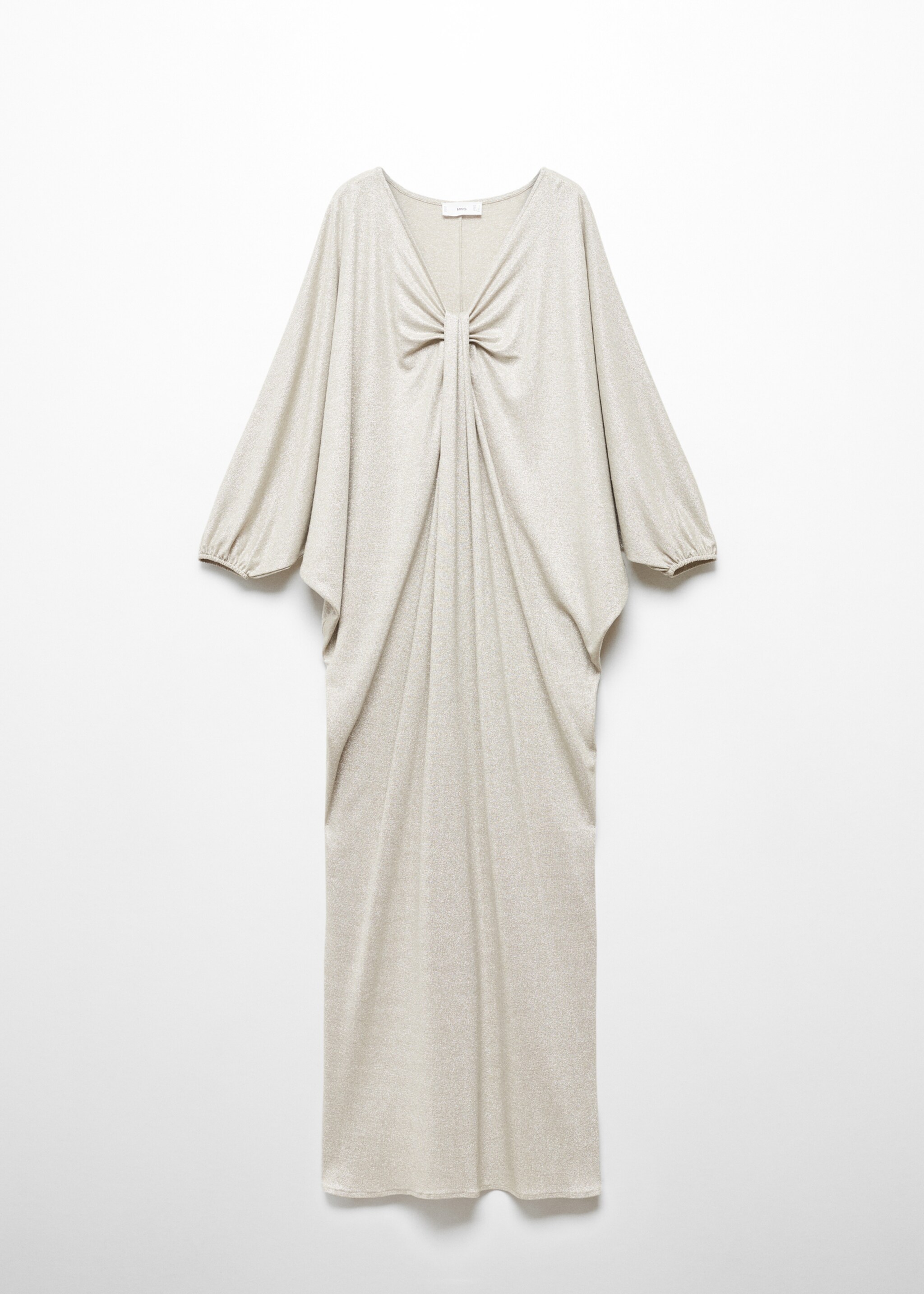Draped lurex dress - Article without model