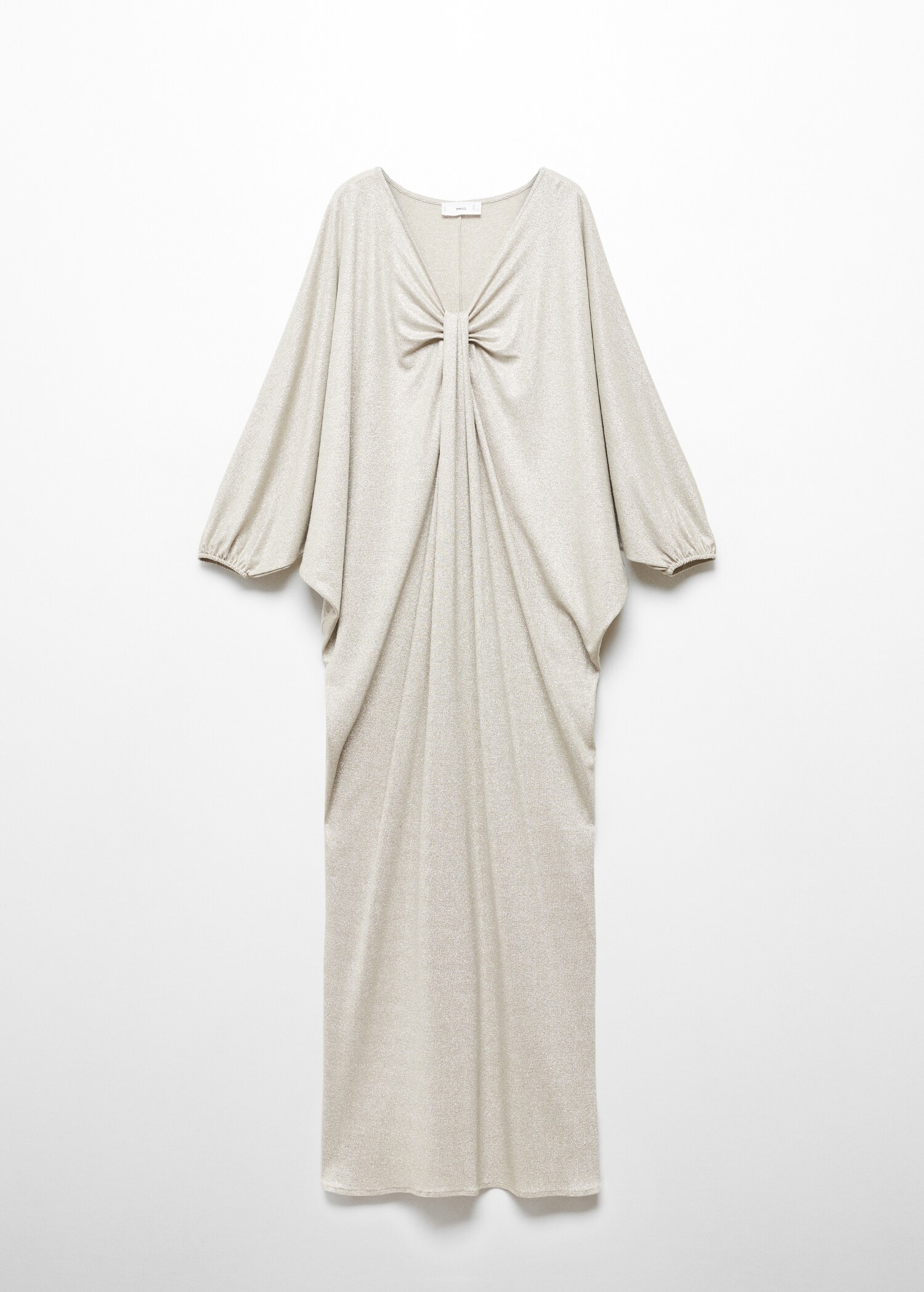 Draped lurex dress - Article without model